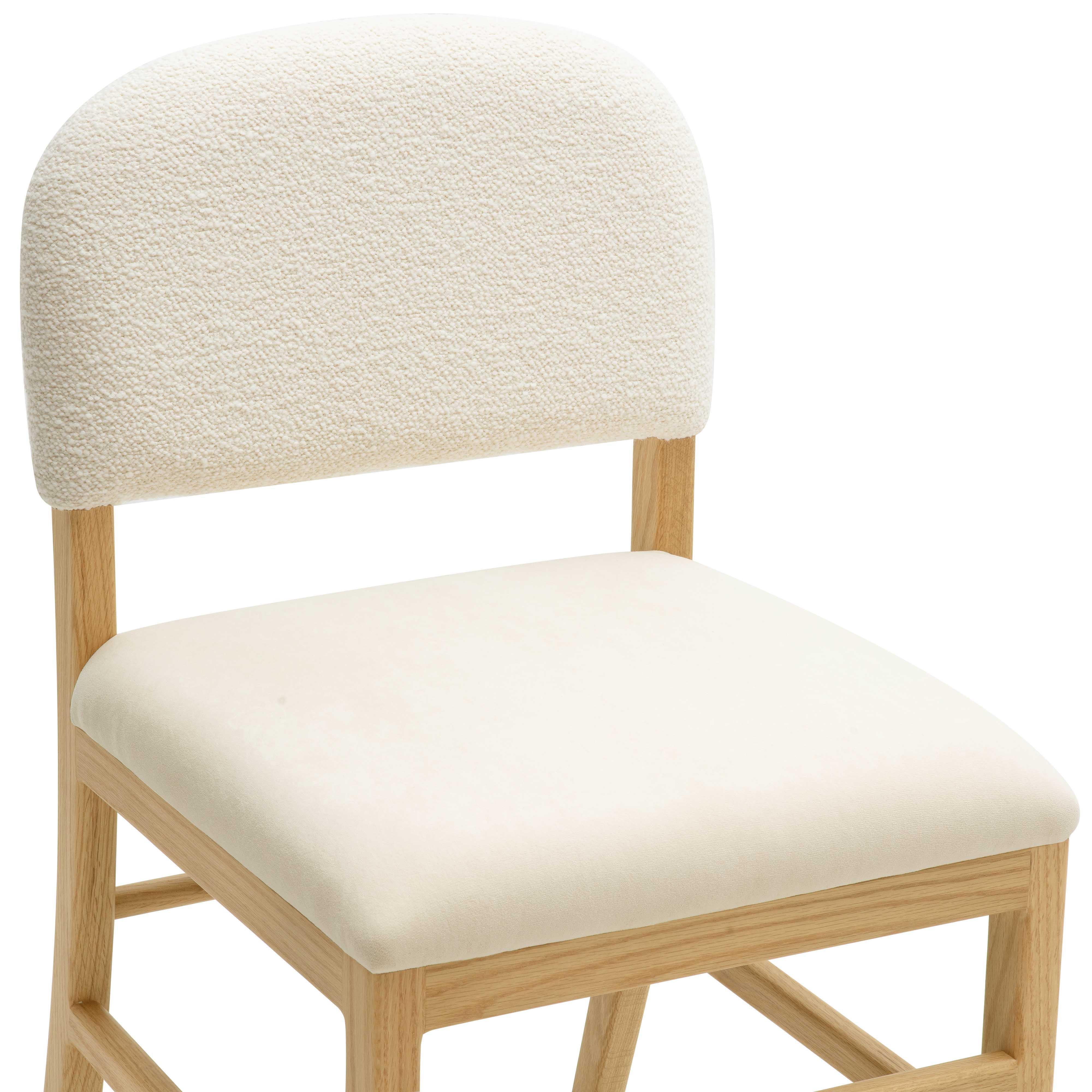 TOV Furniture Calla Dining Chair, Cream, large