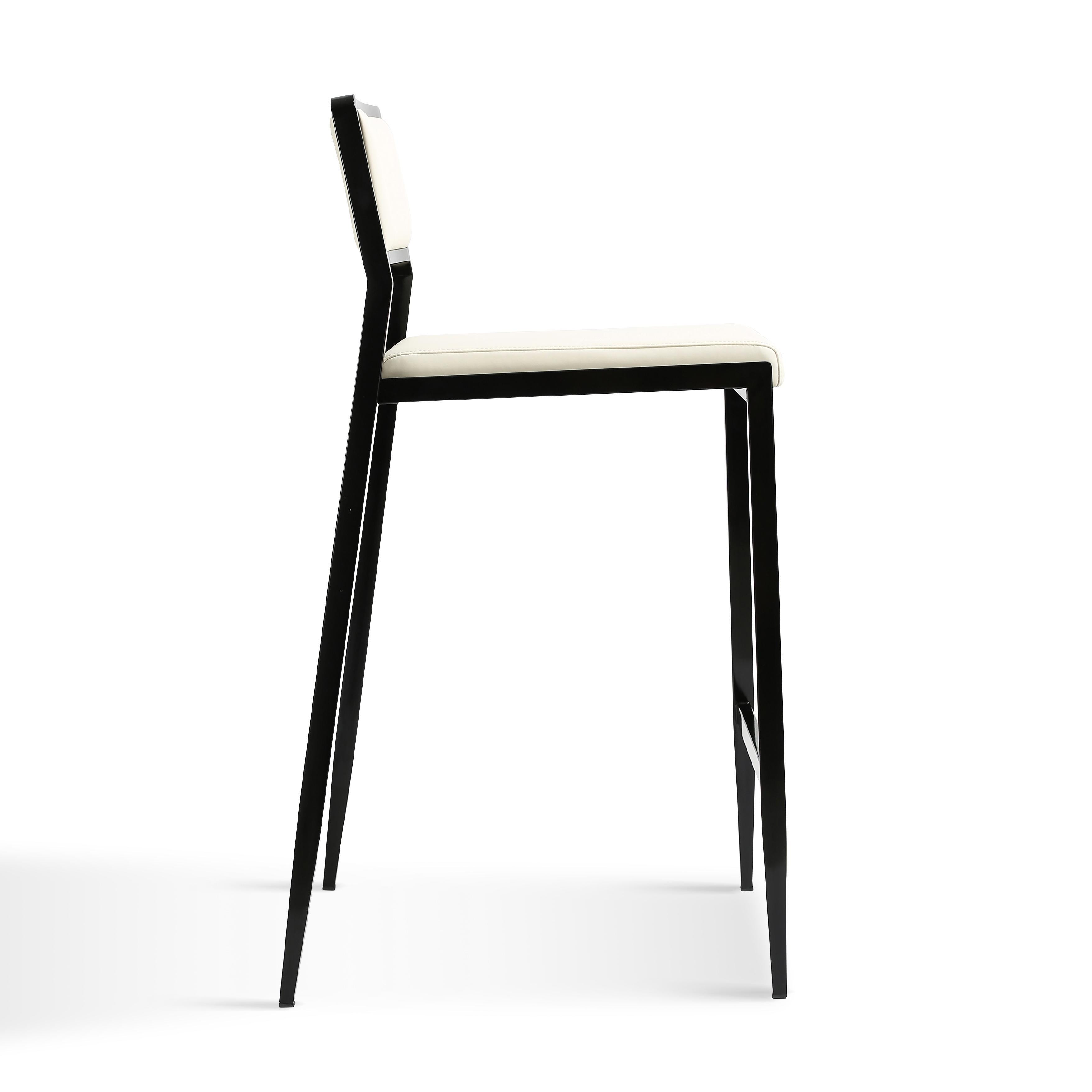 TOV Furniture Gale Counter Height Bar Stool (Set of 2), Cream, large