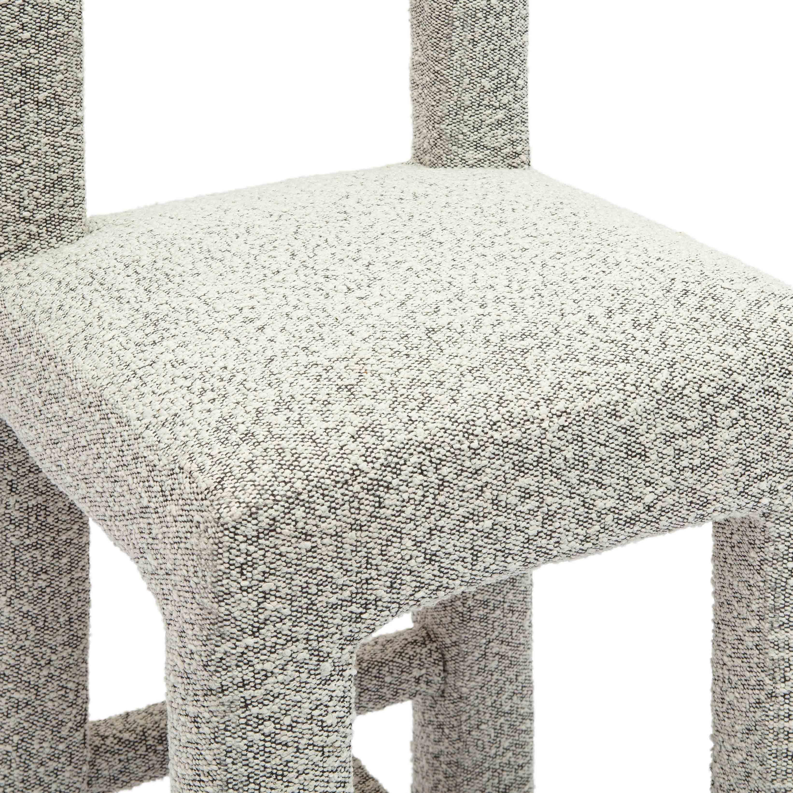 TOV Furniture Hazel Counter Height Bar Stool, Gray, large