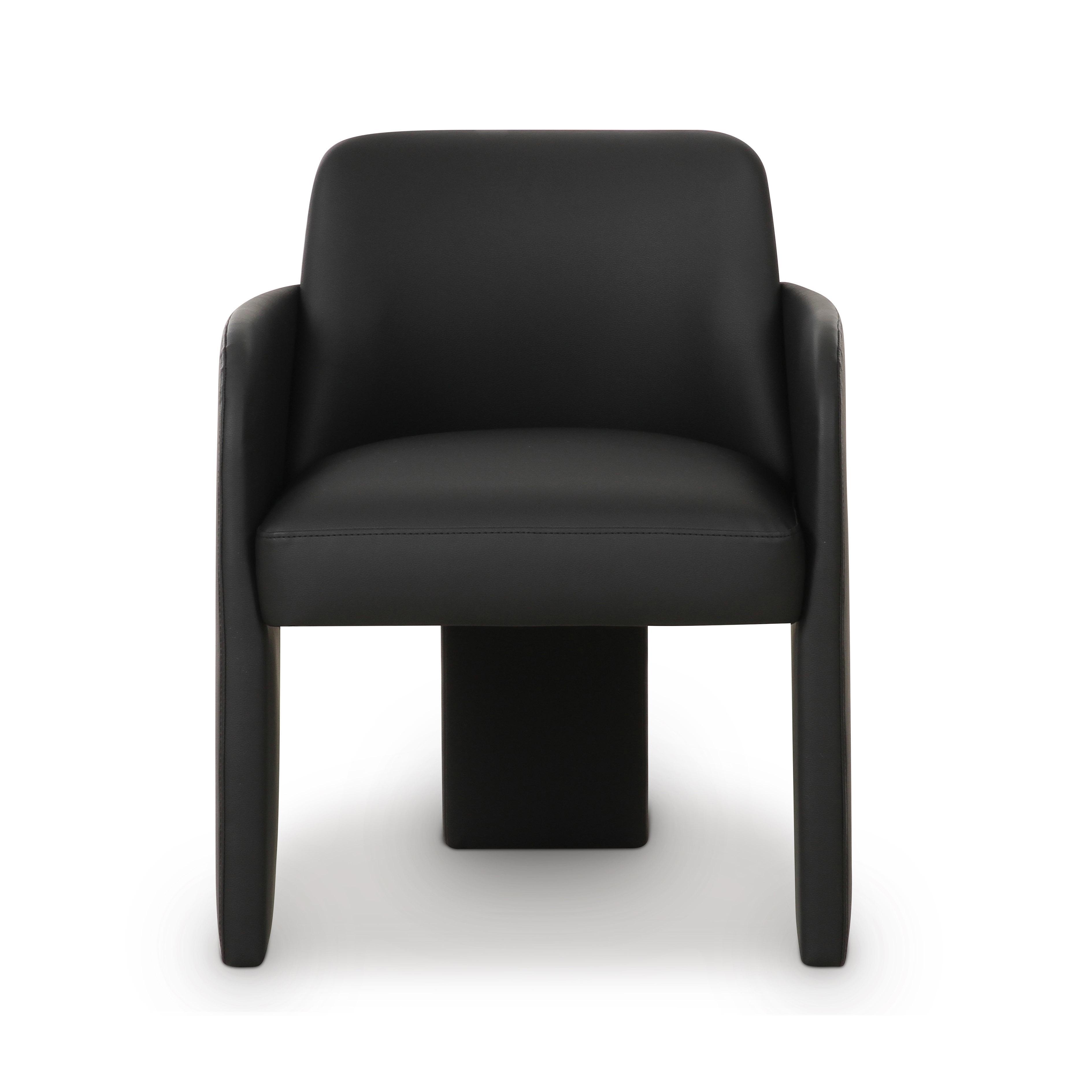 TOV Furniture Leo Dining Chair, Black, large
