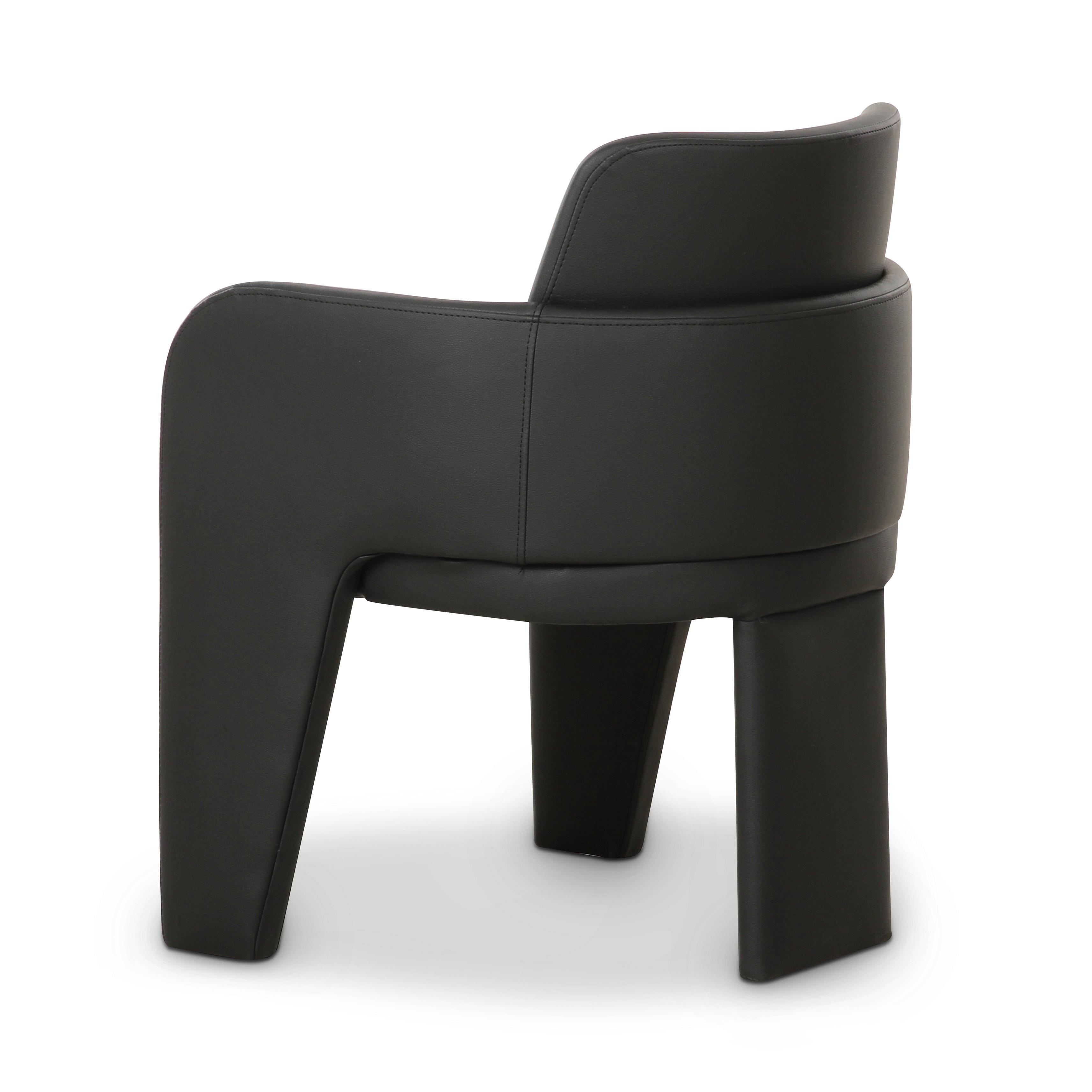 TOV Furniture Leo Dining Chair, Black, large