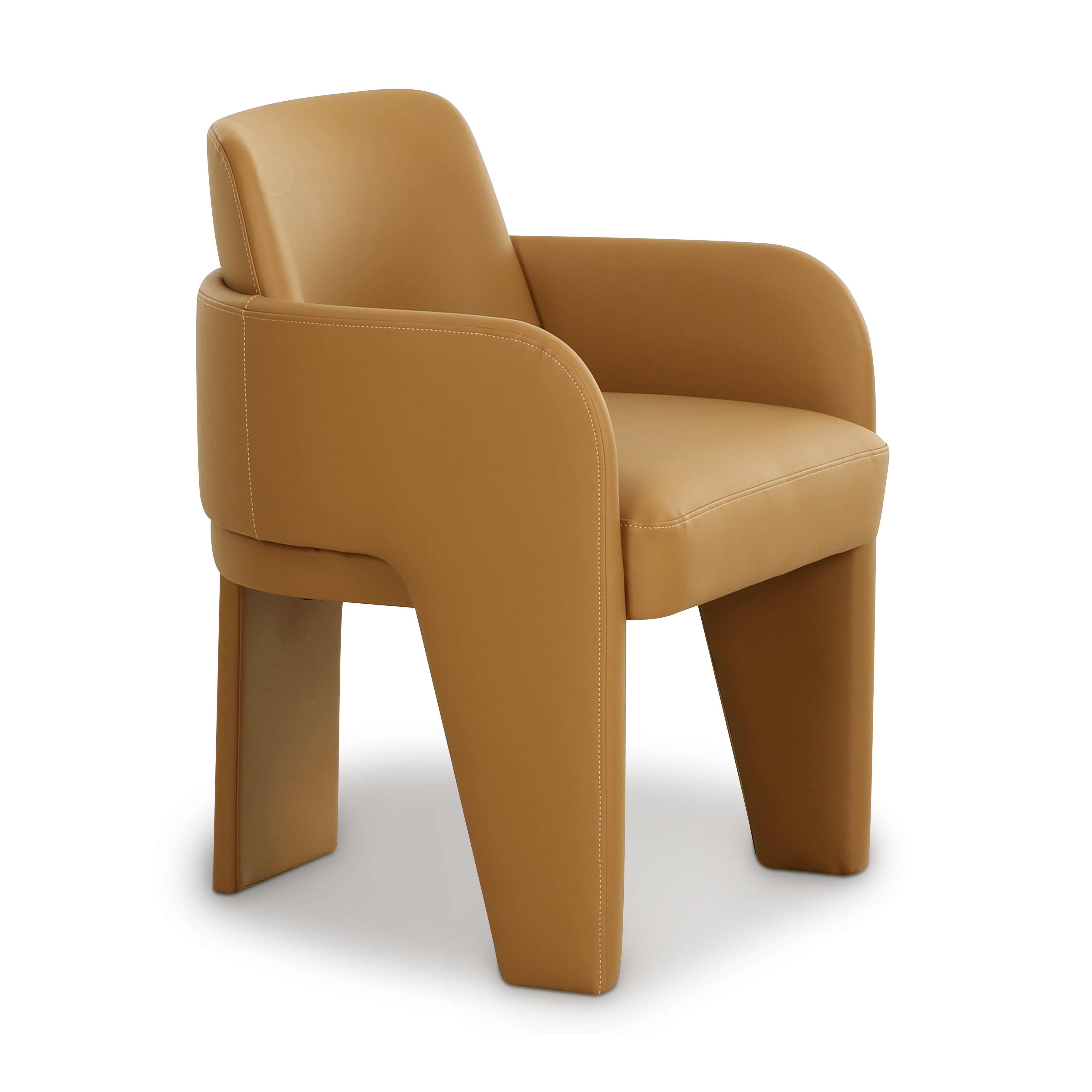 TOV Furniture Leo Dining Chair, Tan, large