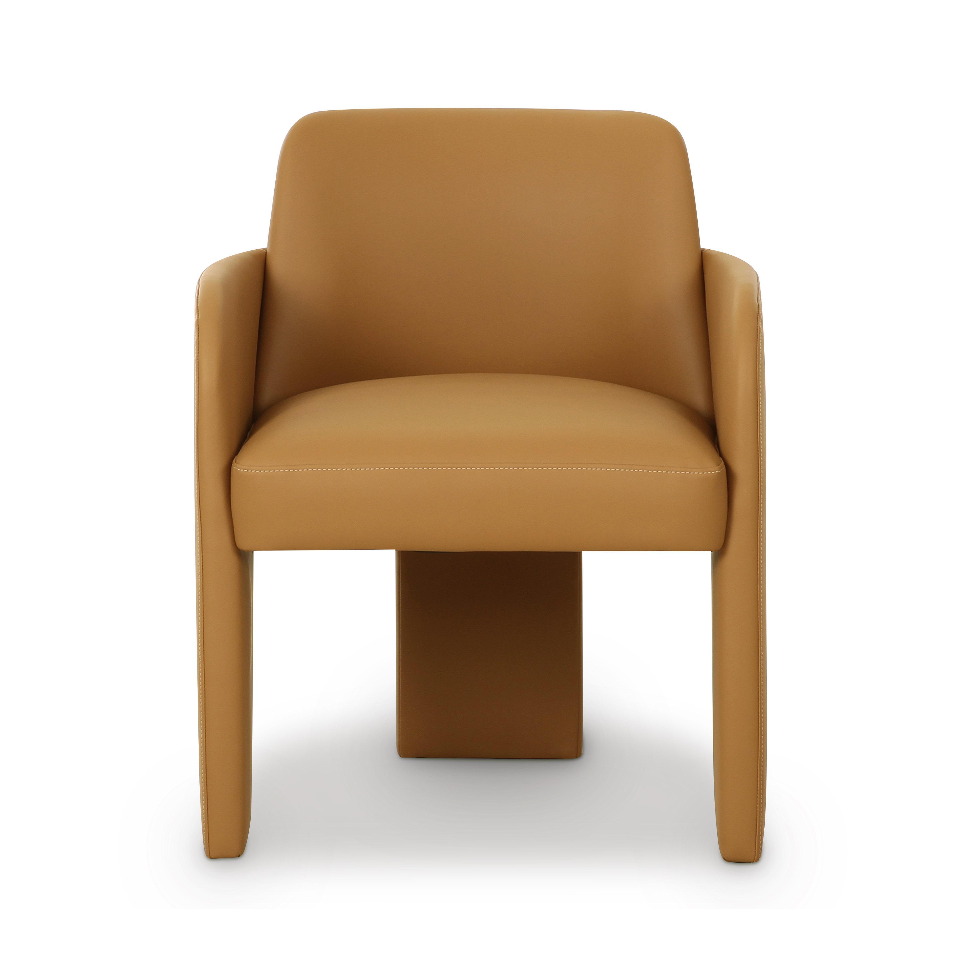 TOV Furniture Leo Dining Chair, Tan, large