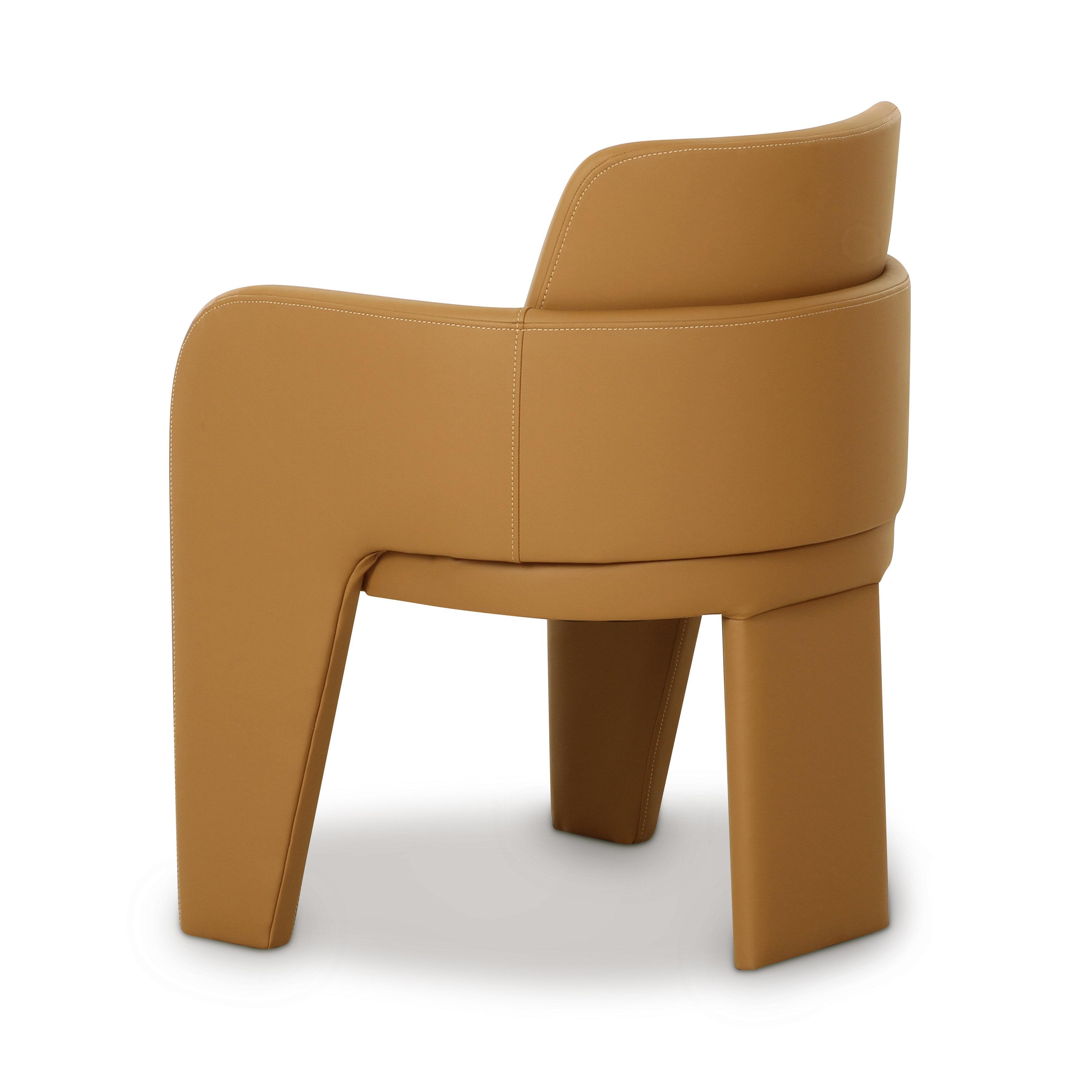 TOV Furniture Leo Dining Chair, Tan, large