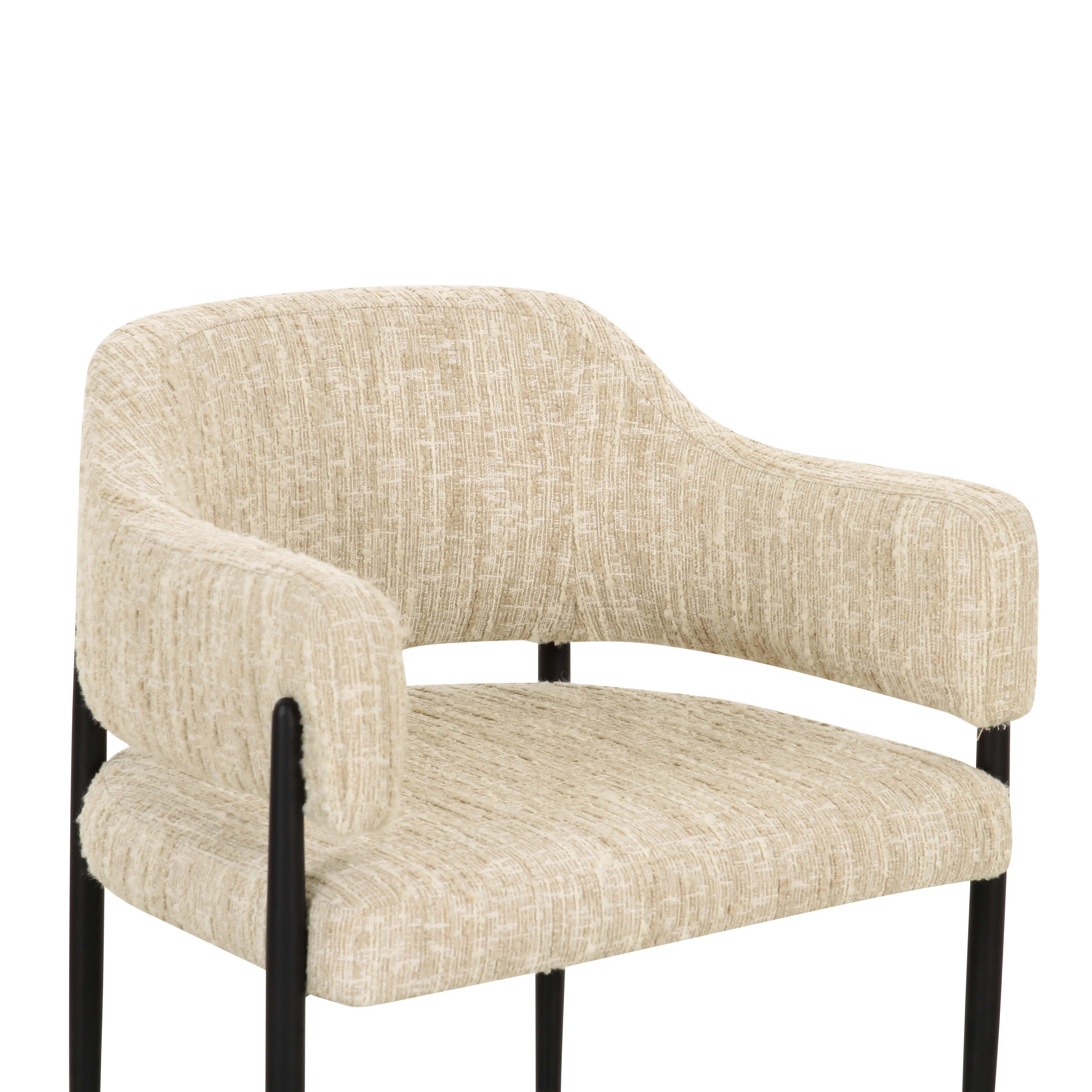 TOV Furniture Sezanne Dining Chair, Cream, large