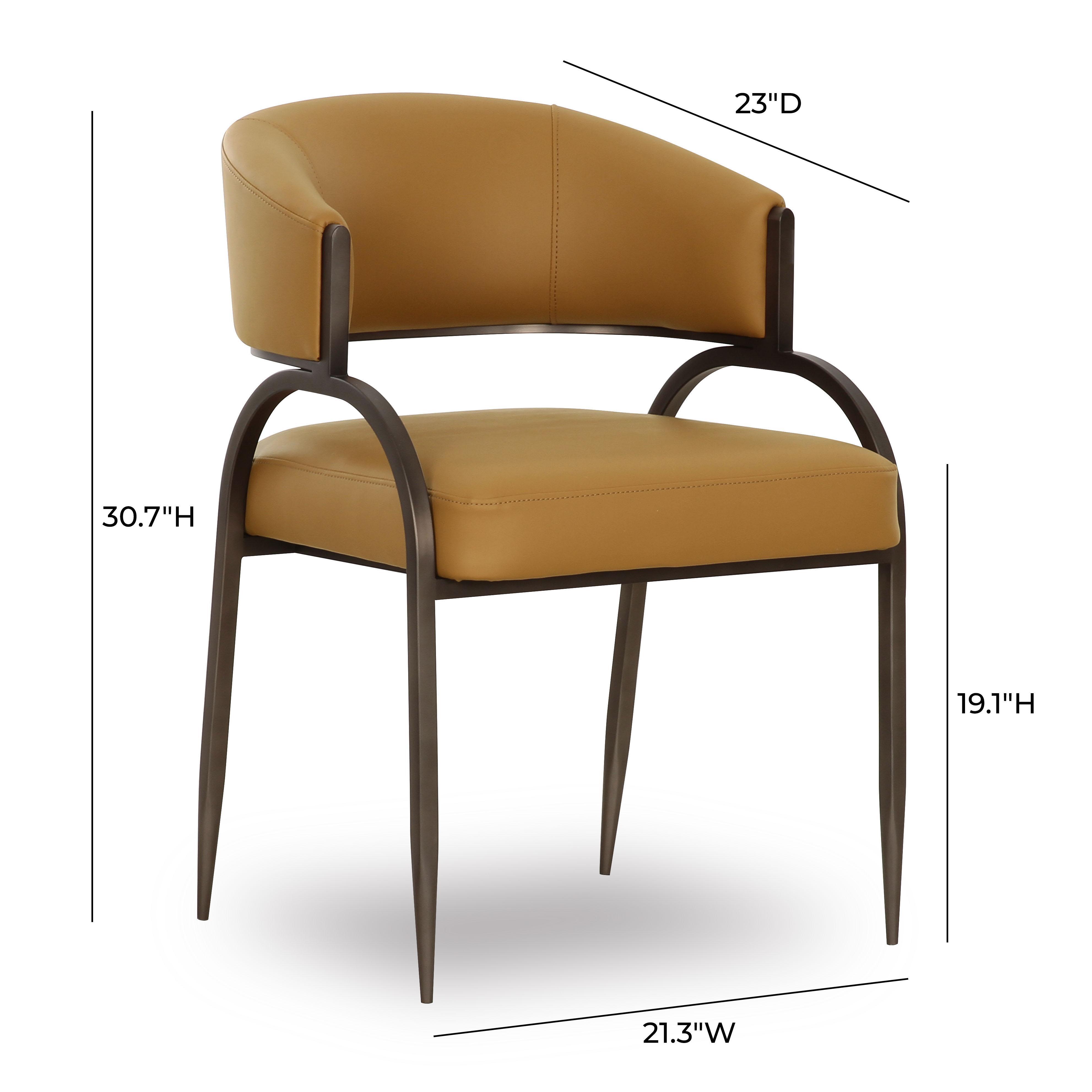 TOV Furniture Tatum Dining Chair, Tan, large