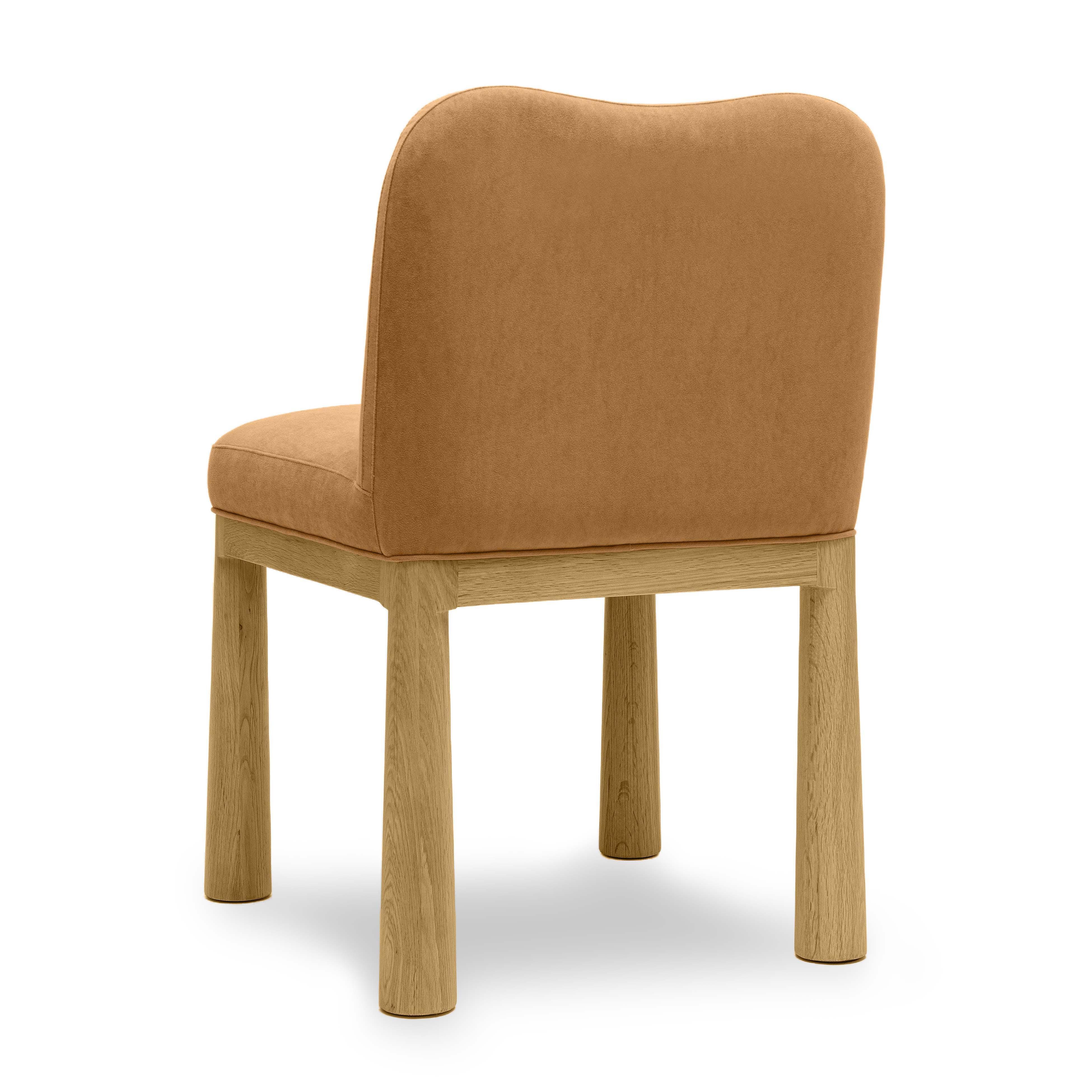 TOV Furniture Tiara Dining Chair, Cognac, large