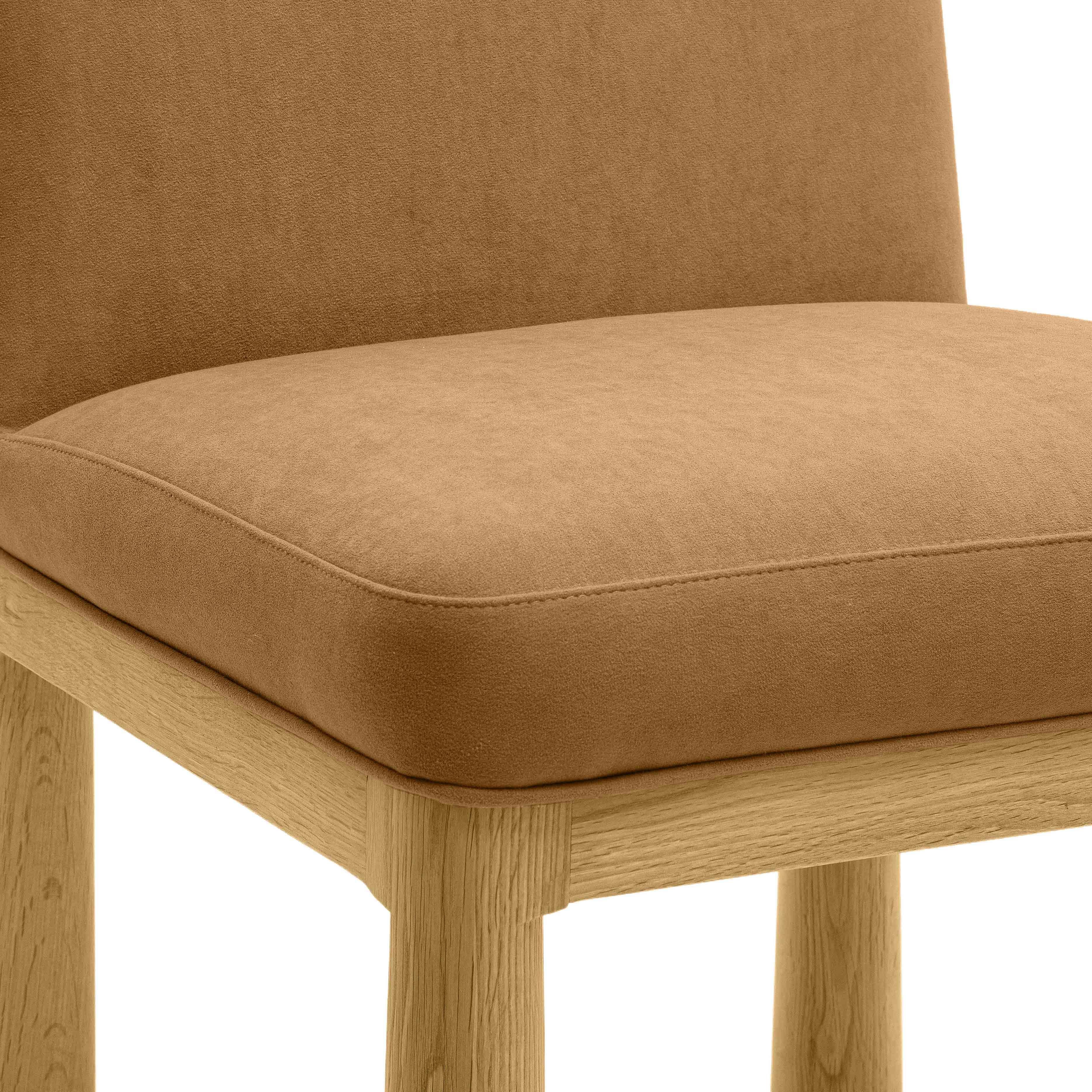 TOV Furniture Tiara Dining Chair, Cognac, large
