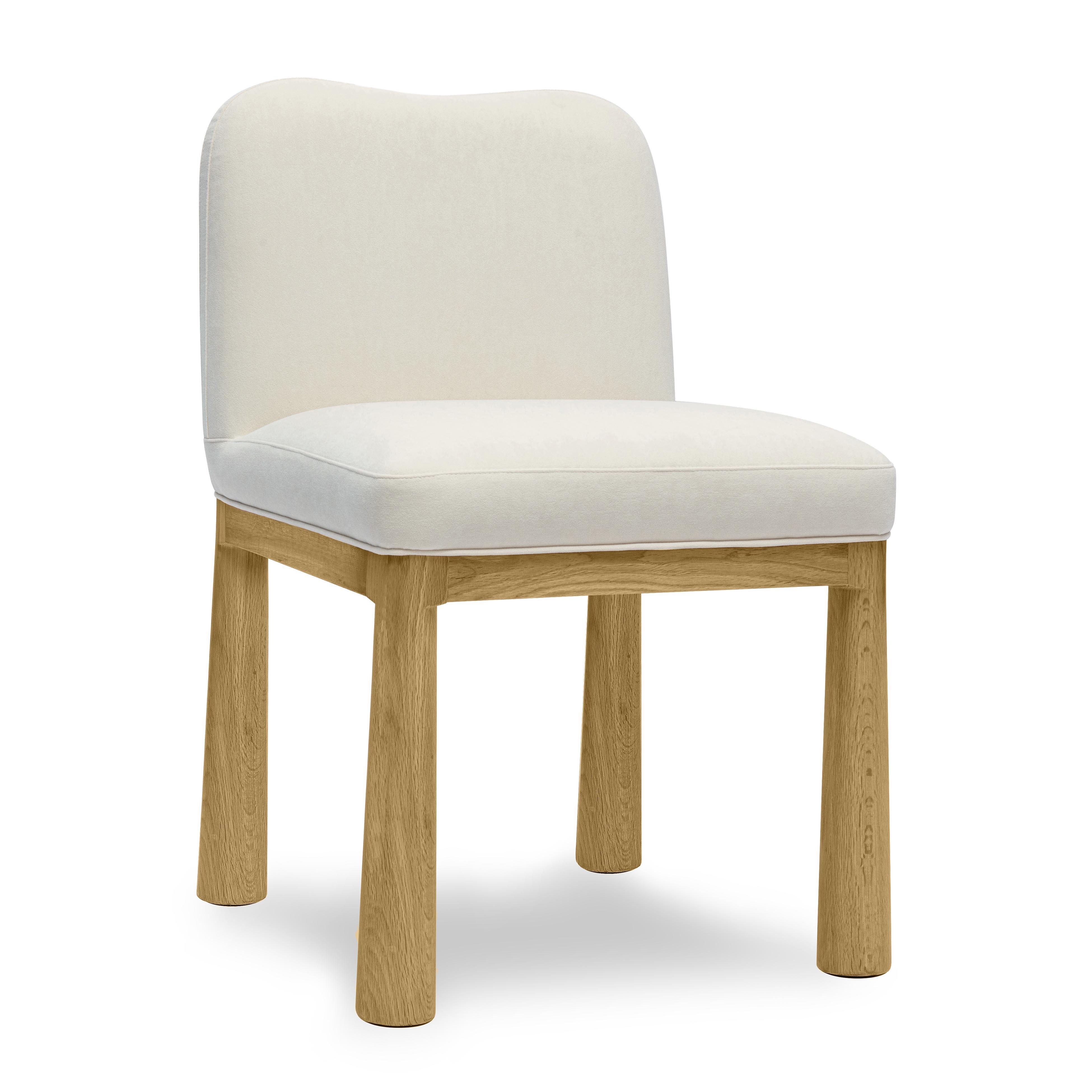 TOV Furniture Tiara Dining Chair, Cream, large