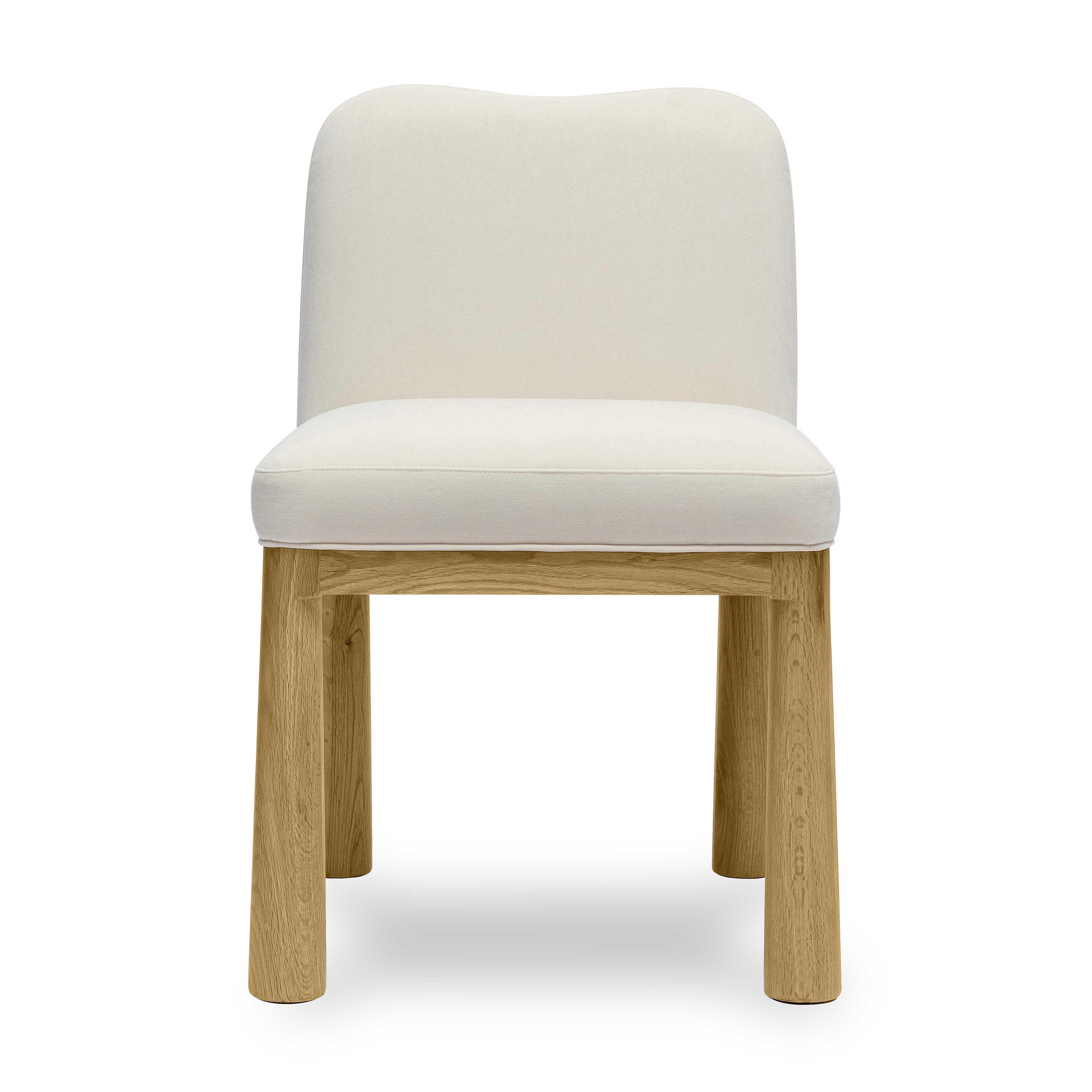 TOV Furniture Tiara Dining Chair, Cream, large