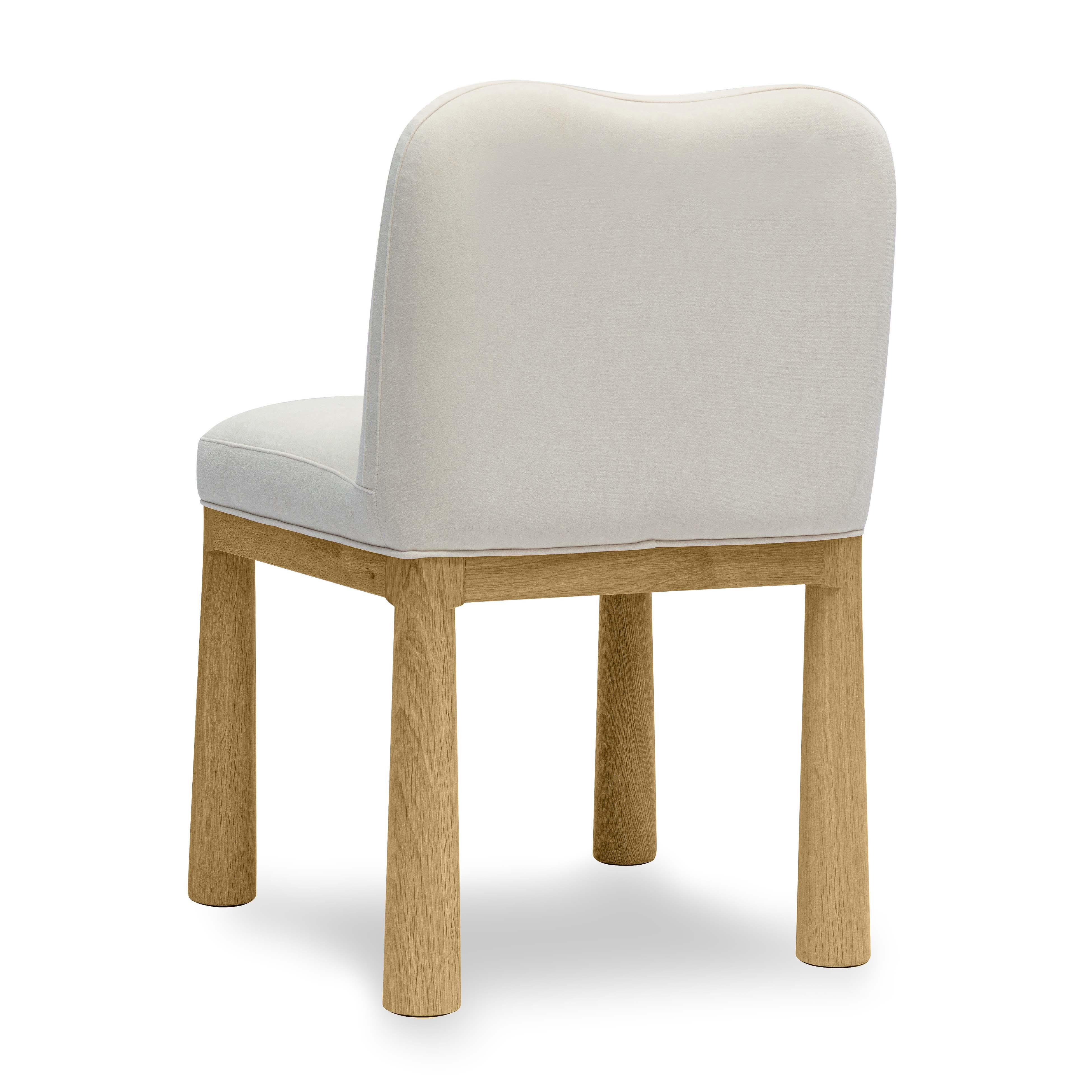 TOV Furniture Tiara Dining Chair, Cream, large