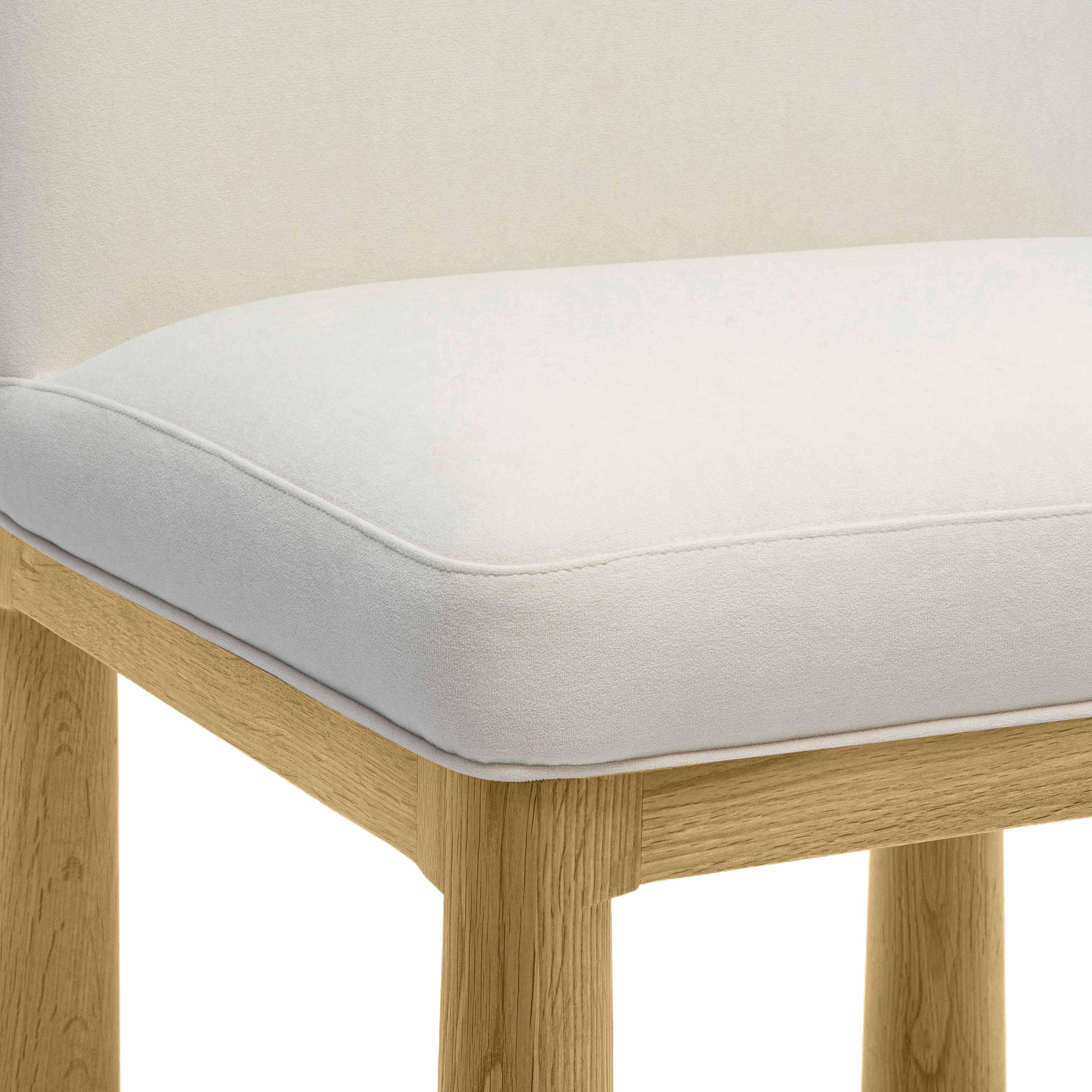 TOV Furniture Tiara Dining Chair, Cream, large