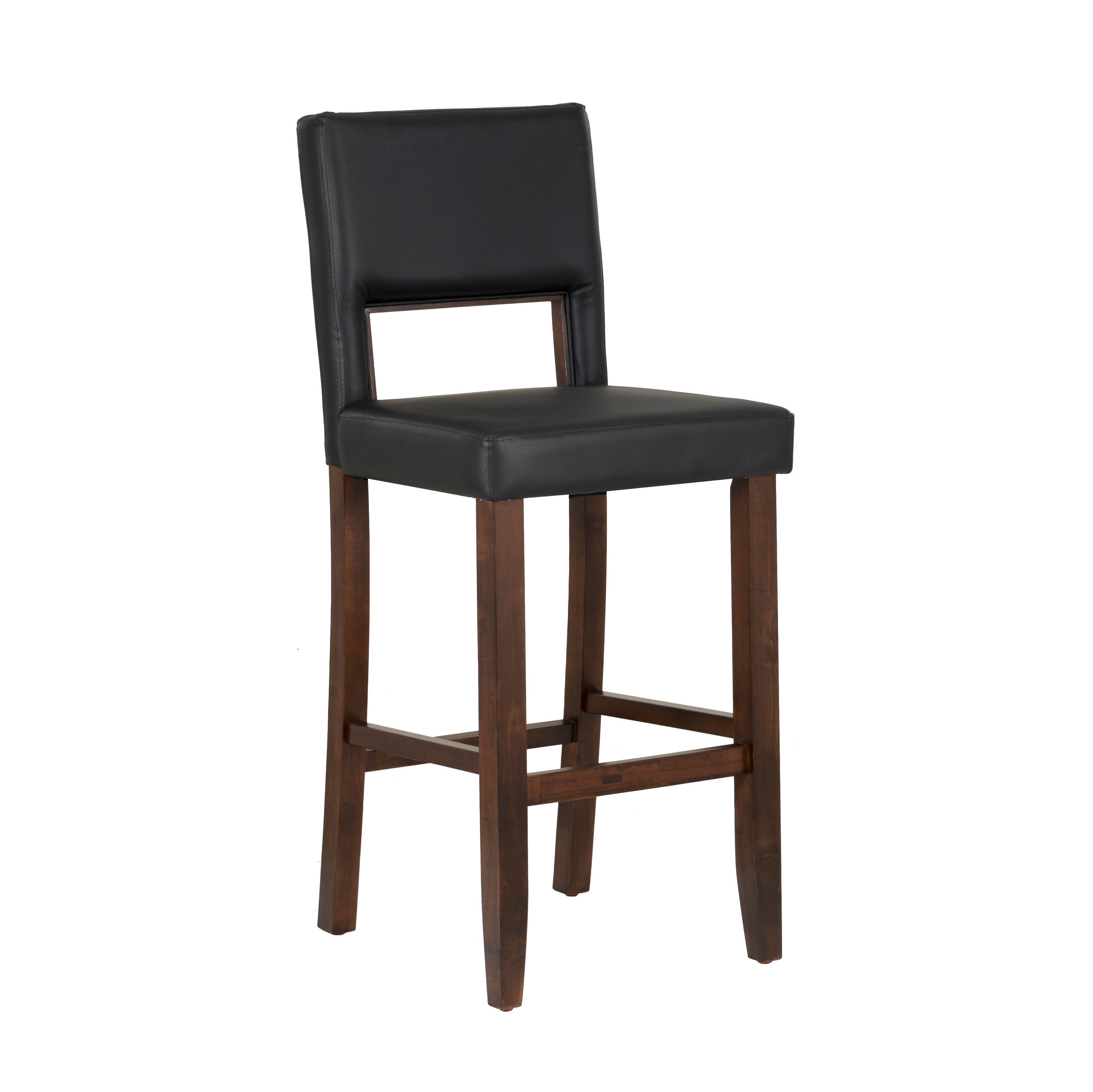 Linon Vega Bar Height Bar Stool, , large