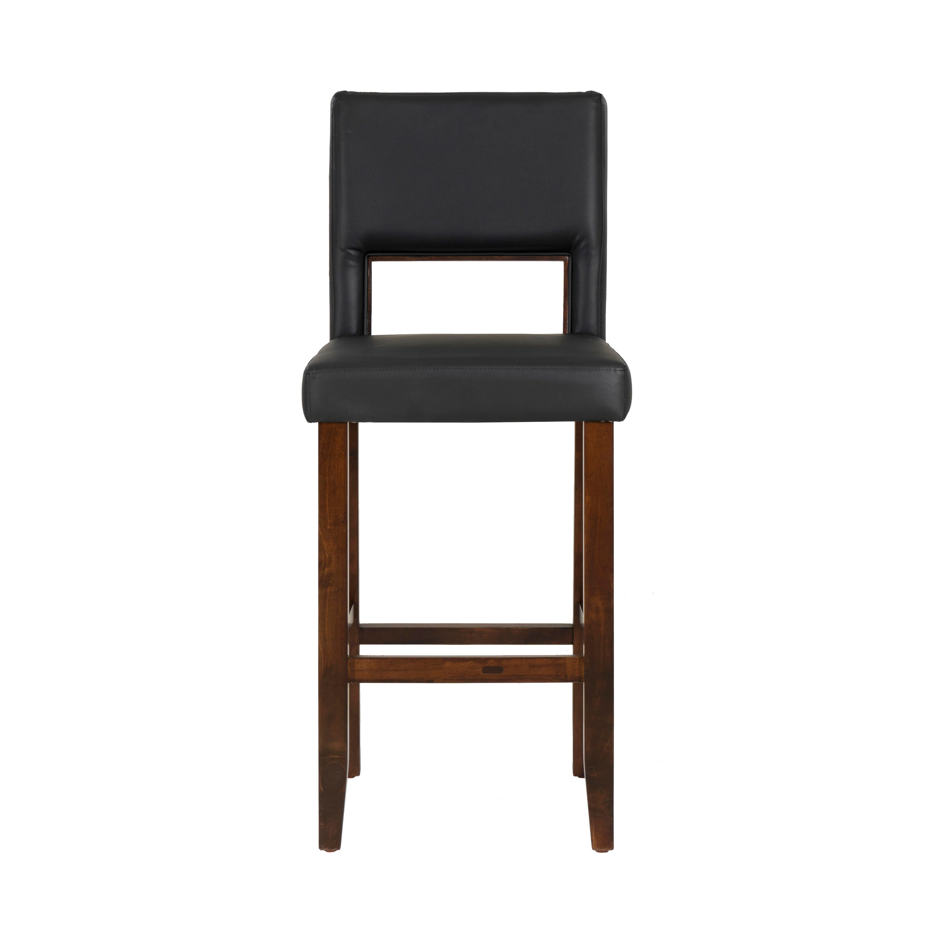 Linon Vega Bar Height Bar Stool, , large