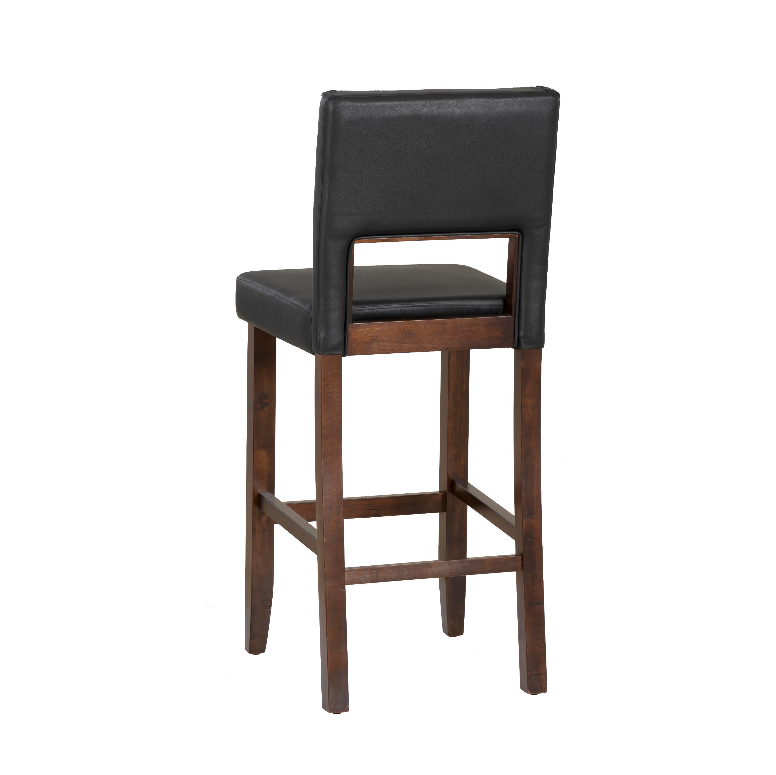 Linon Vega Bar Height Bar Stool, , large