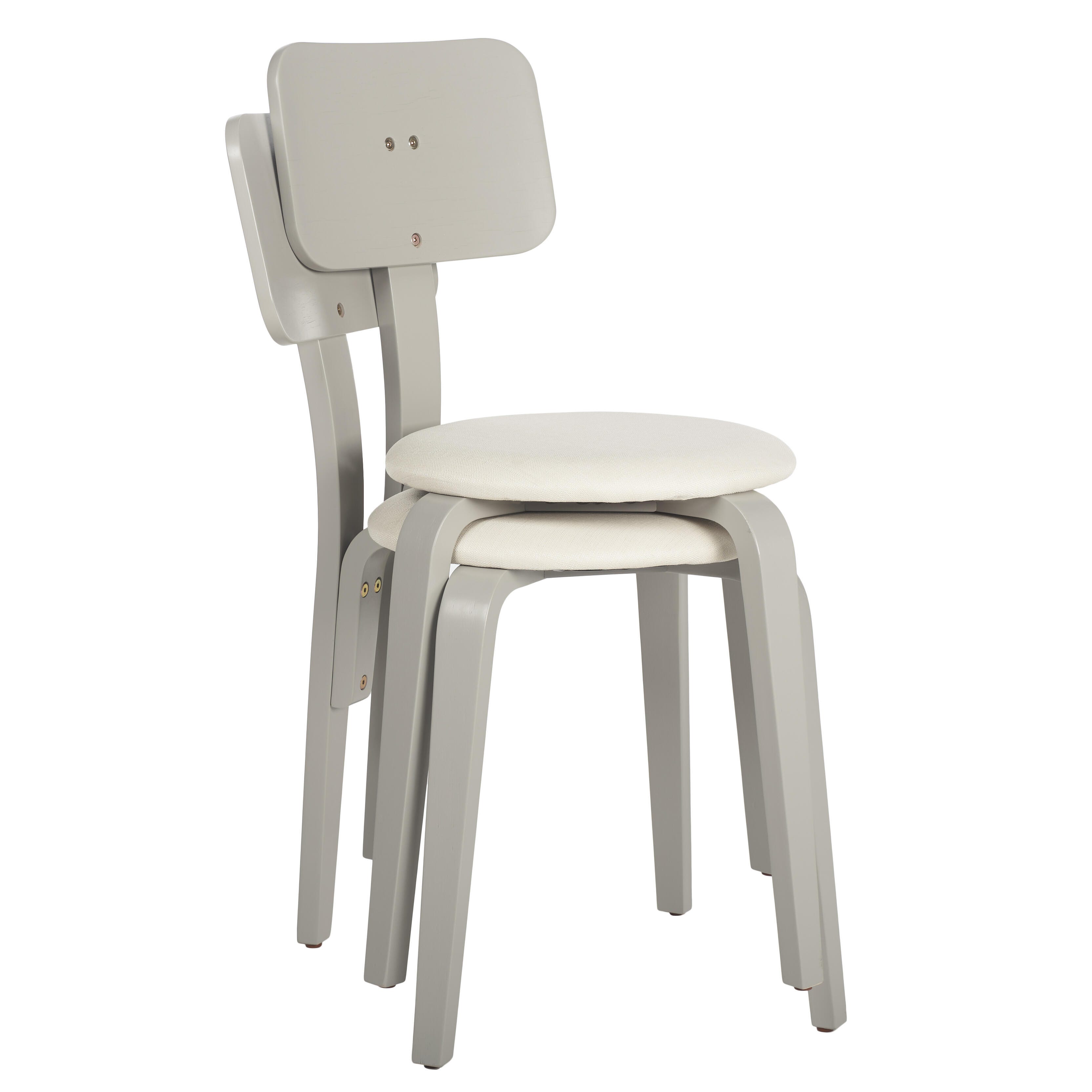 Safavieh Jo Dining Chair (Set of 2), Gray/Cream, large