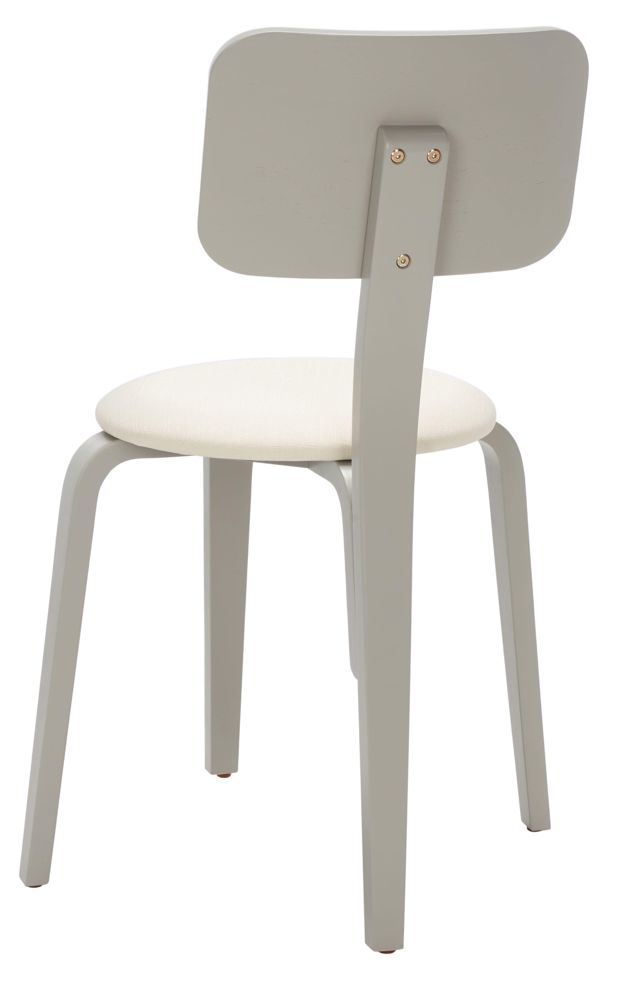 Safavieh Jo Dining Chair (Set of 2), Gray/Cream, large