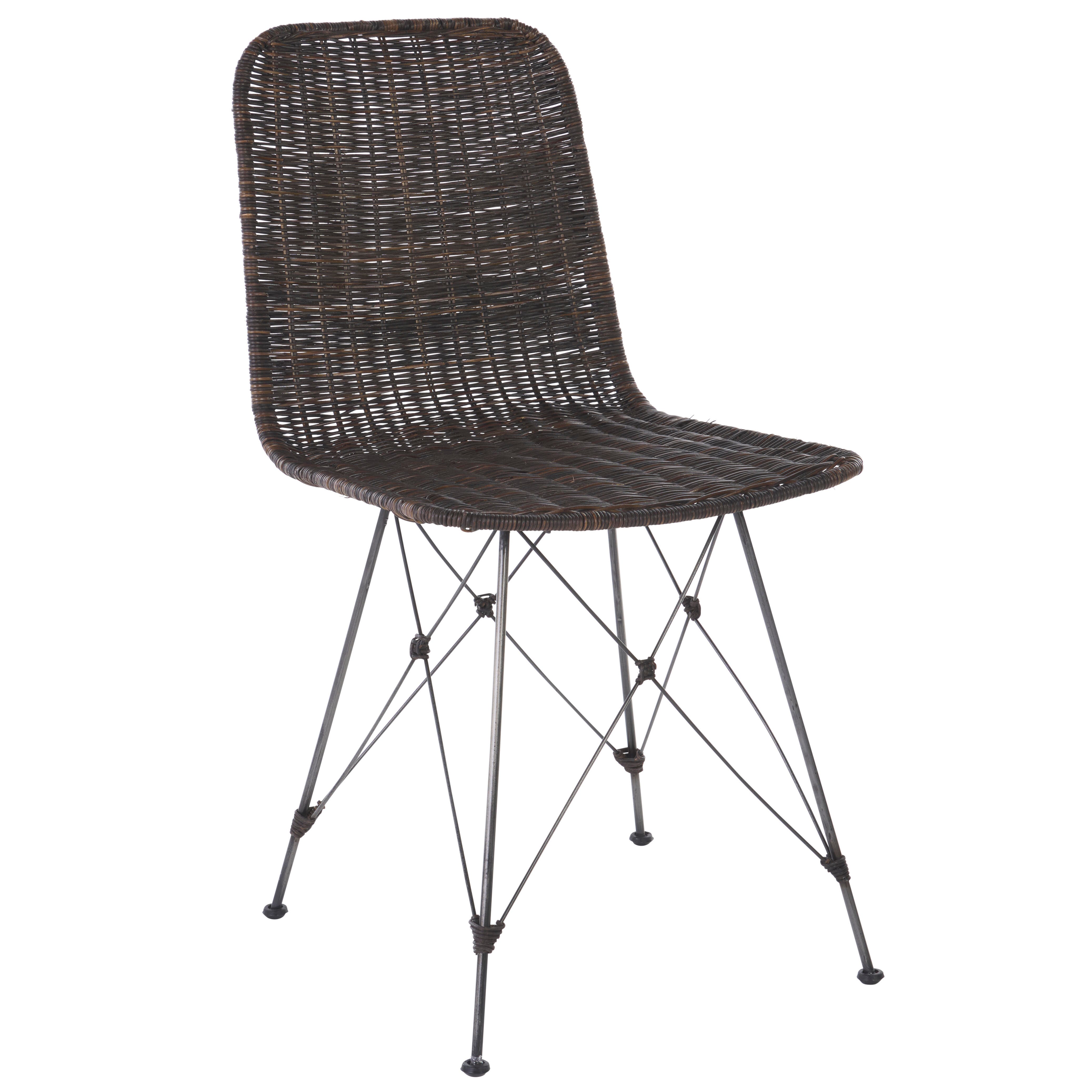 Safavieh Minerva Dining Chair (Set of 2), Dark Brown/Black, large