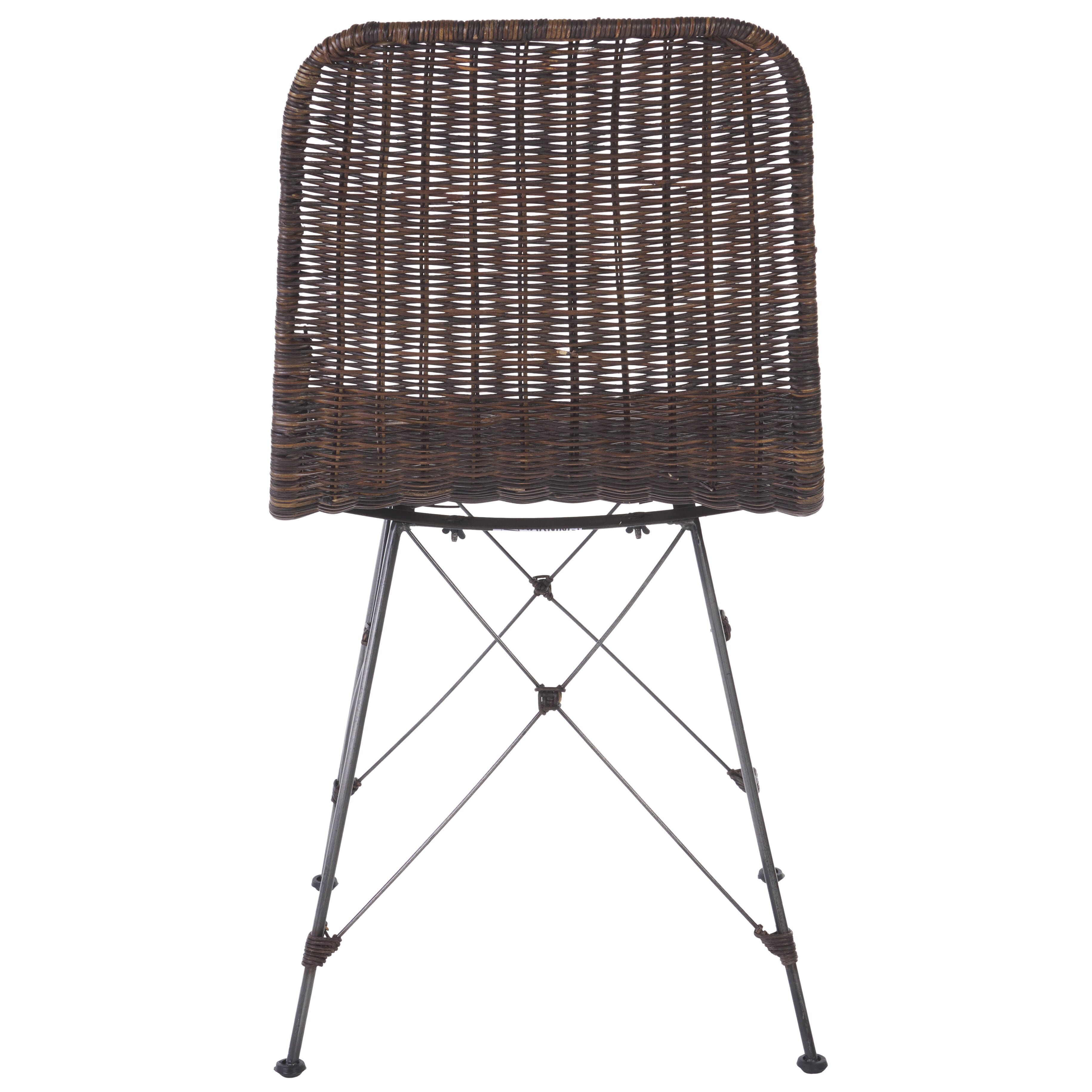 Safavieh Minerva Dining Chair (Set of 2), Dark Brown/Black, large