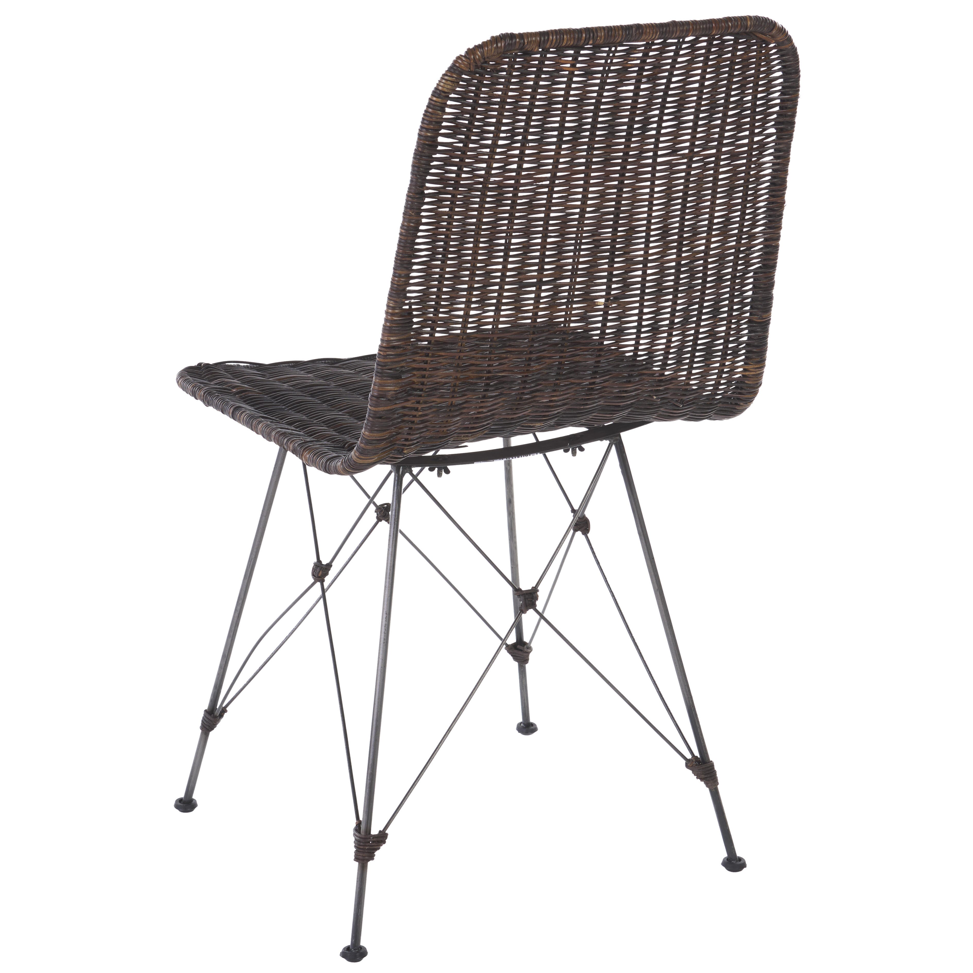 Safavieh Minerva Dining Chair (Set of 2), Dark Brown/Black, large