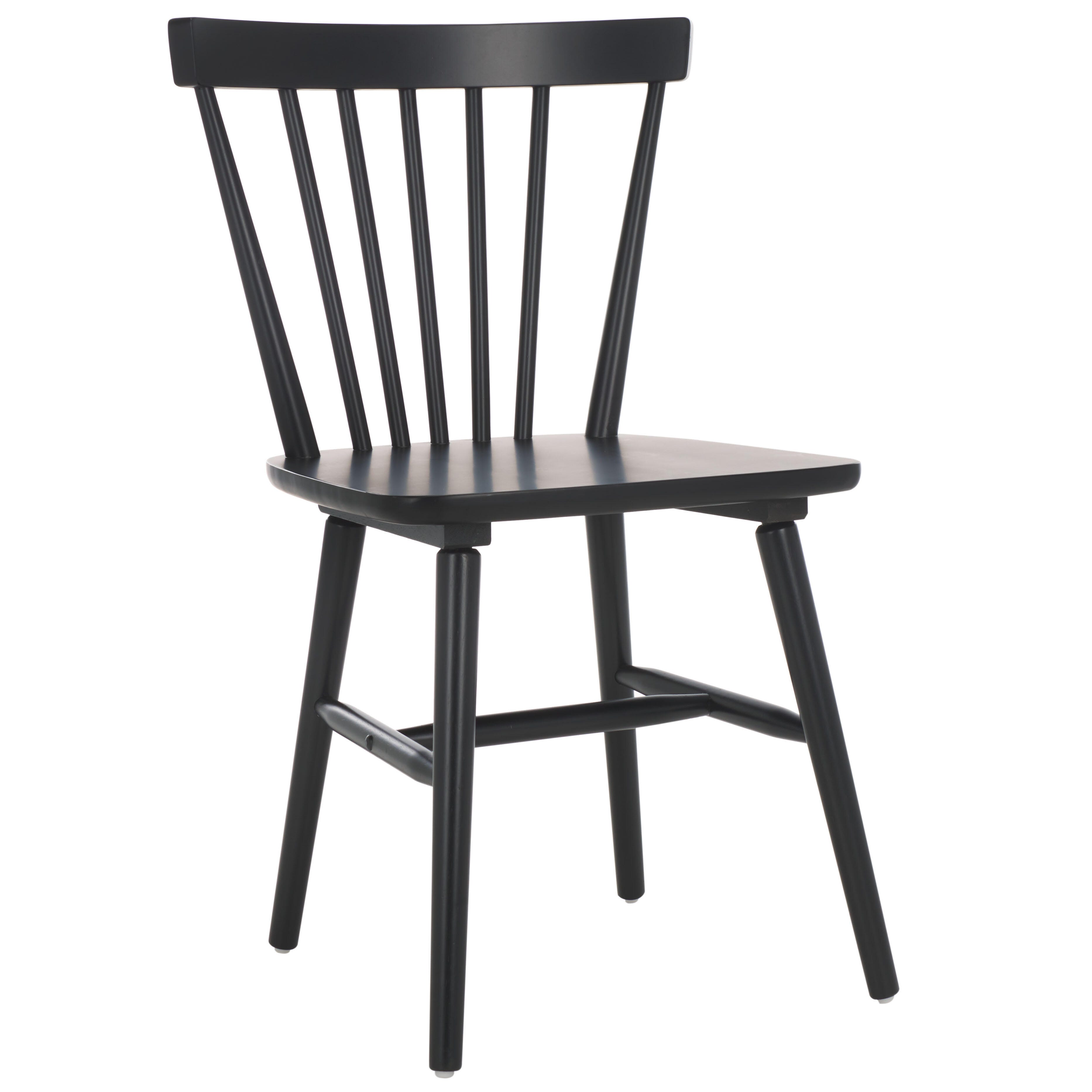 Safavieh Winona Dining Chair (Set of 2), Matte Black, large
