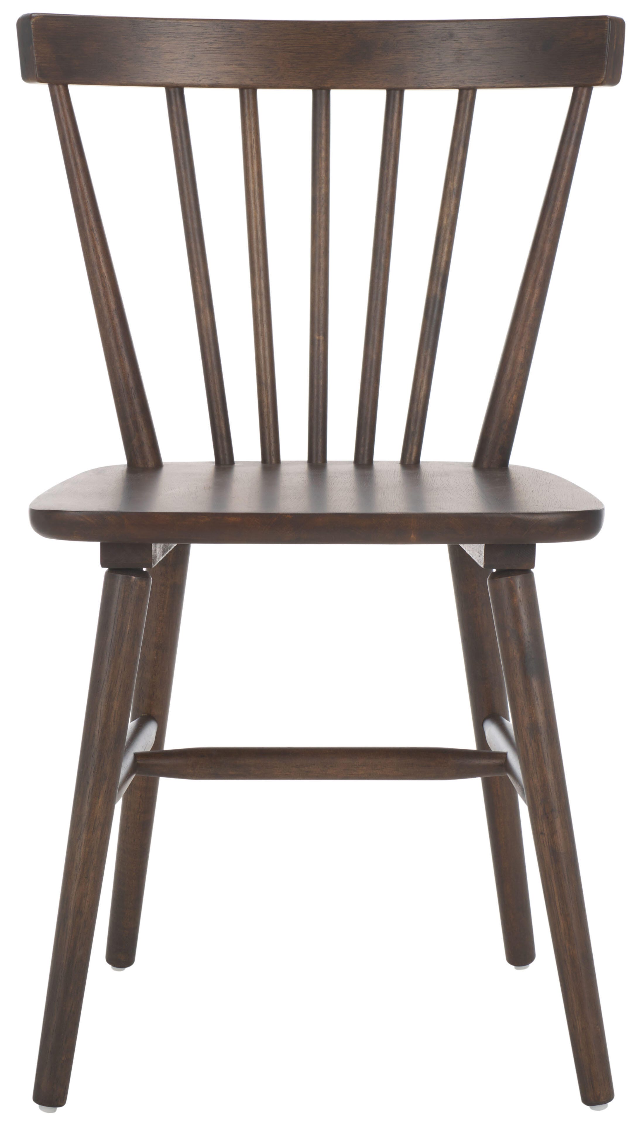 Safavieh Winona Dining Chair (Set of 2), Dark Walnut, large
