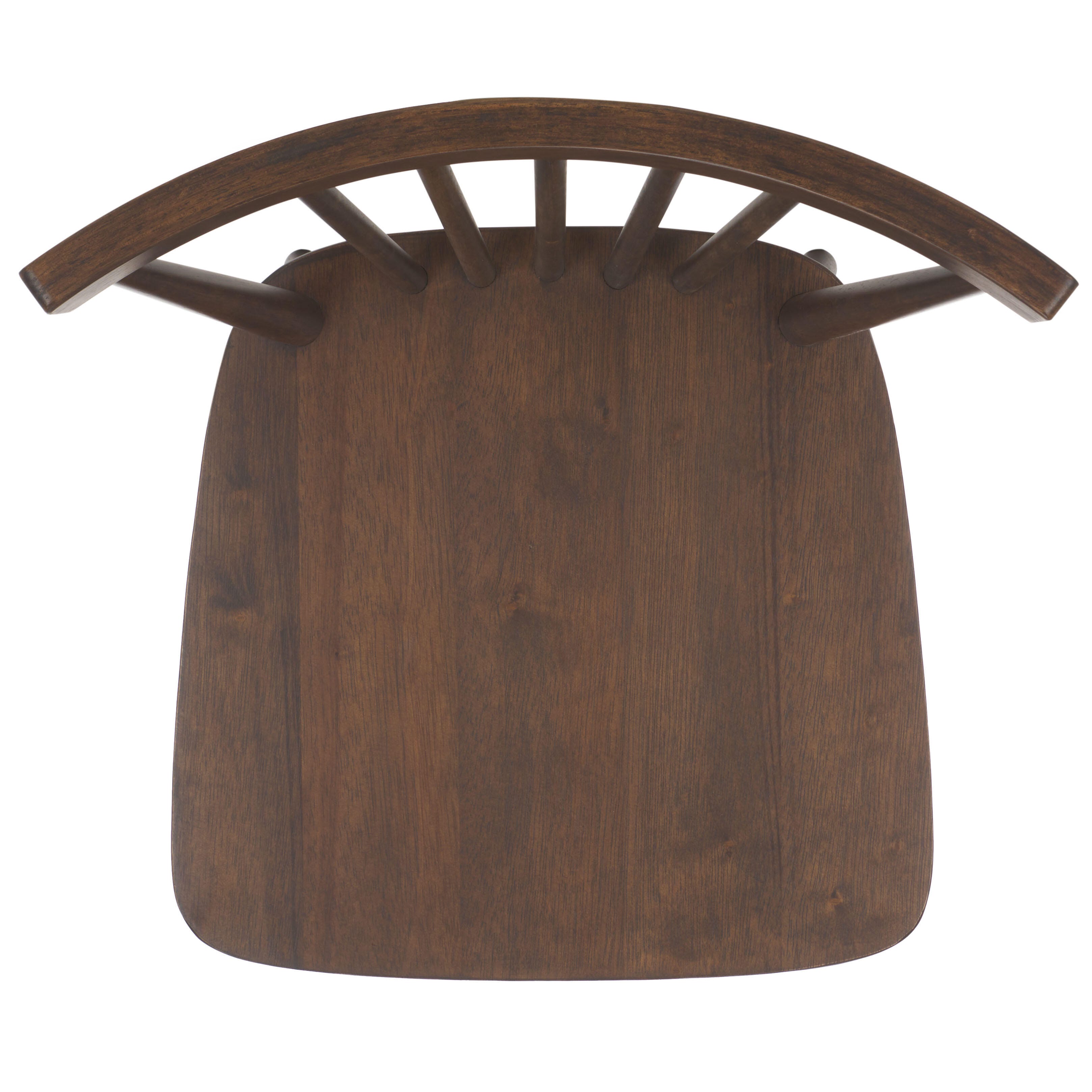 Safavieh Winona Dining Chair (Set of 2), Dark Walnut, large