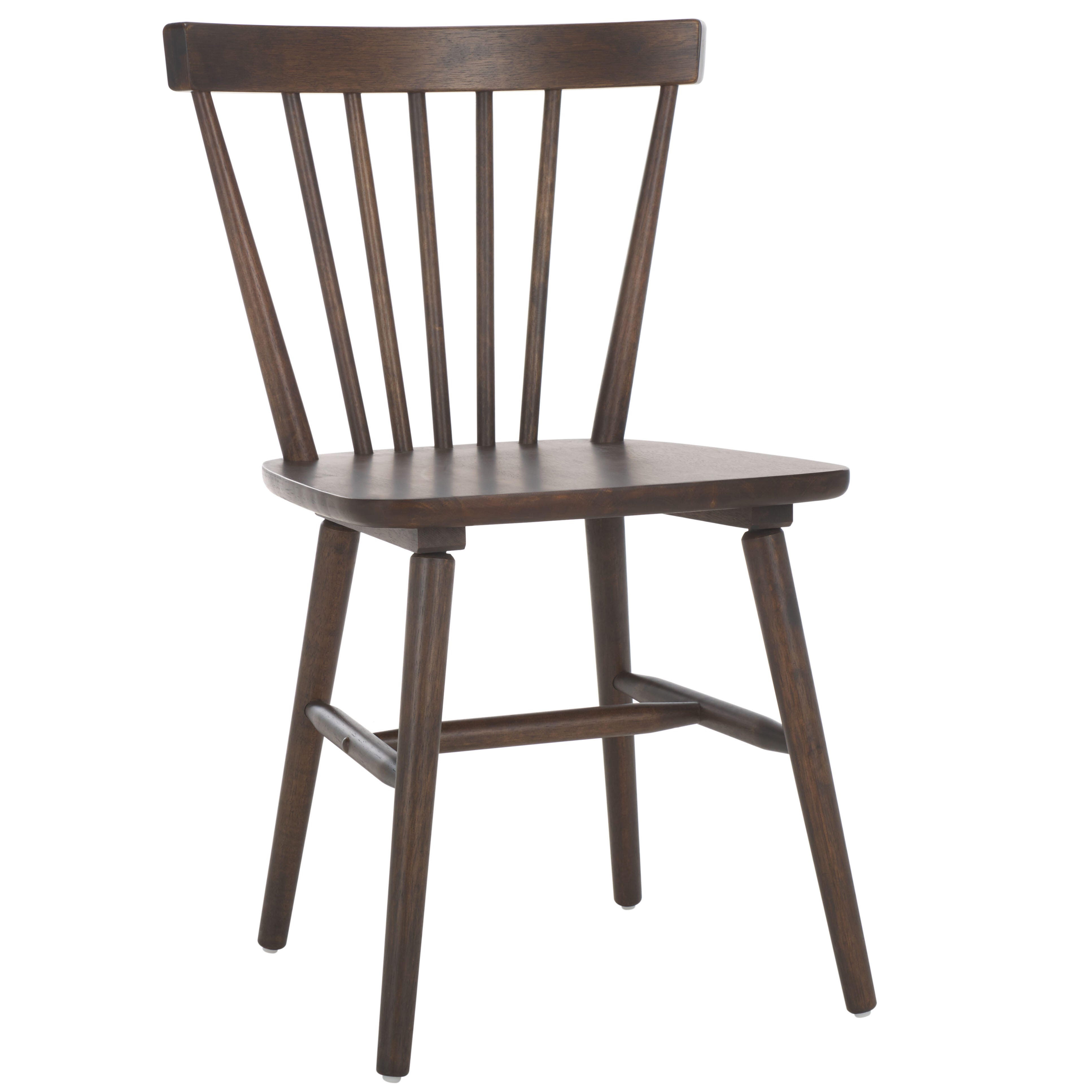 Safavieh Winona Dining Chair (Set of 2), Dark Walnut, large