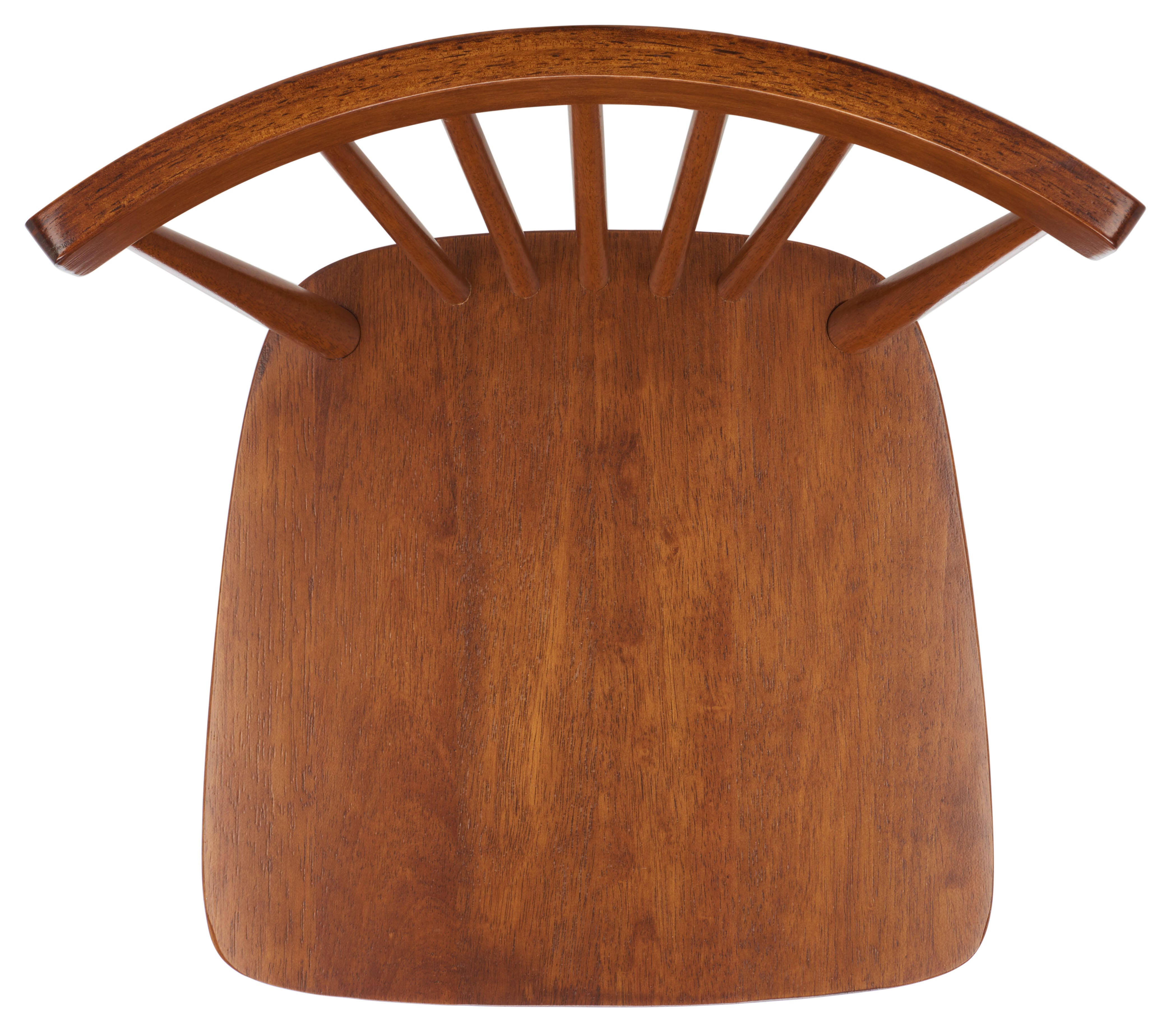 Safavieh Winona Dining Chair (Set of 2), Walnut, large
