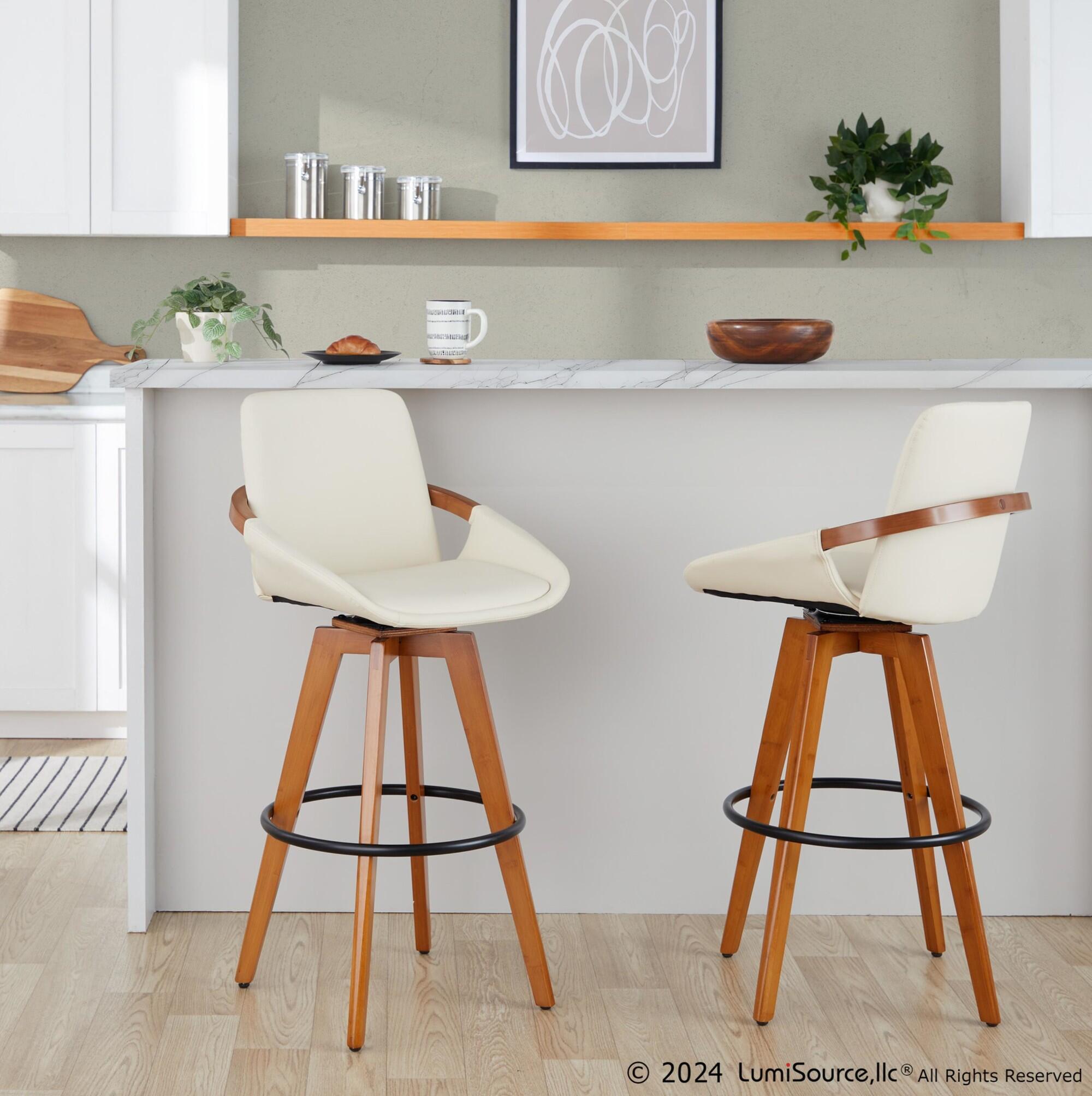 LumiSource Cosmo Bar Height Bar Stool, , large