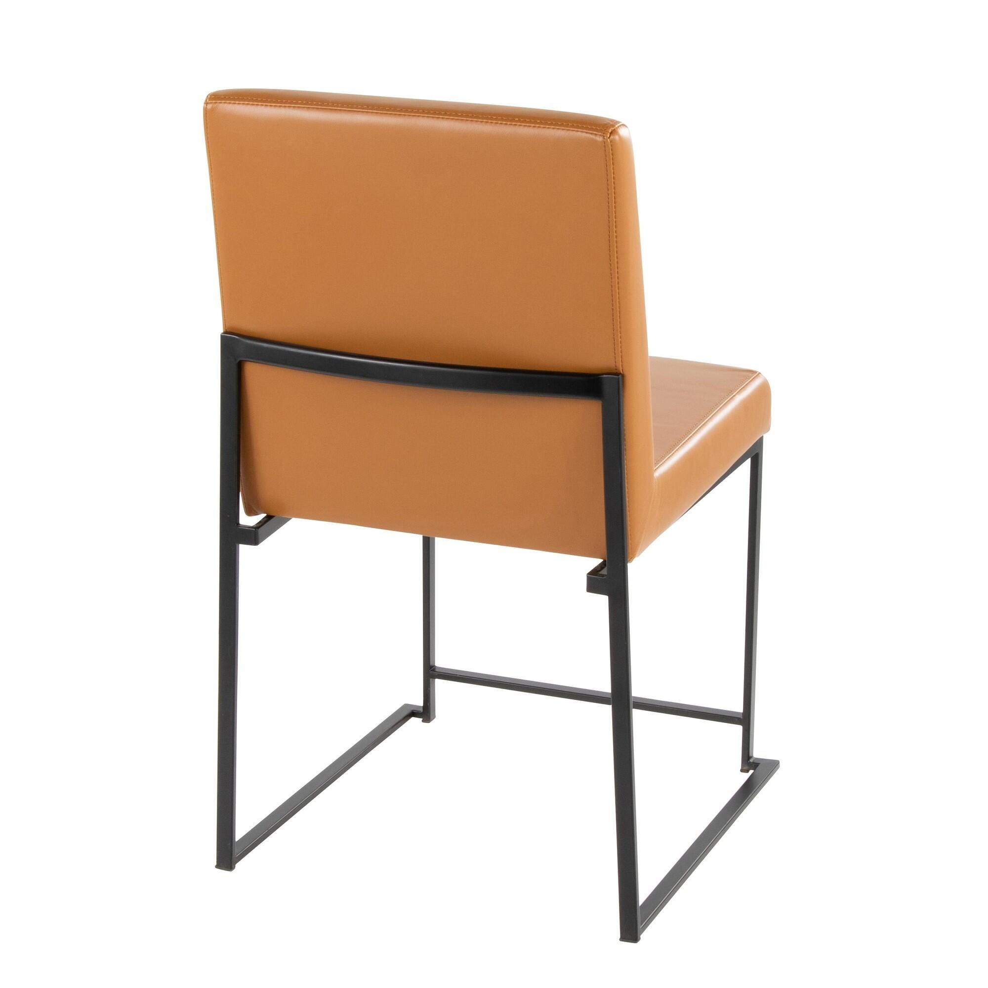 LumiSource Fuji Dining Chair (Set of 2), Camel, large