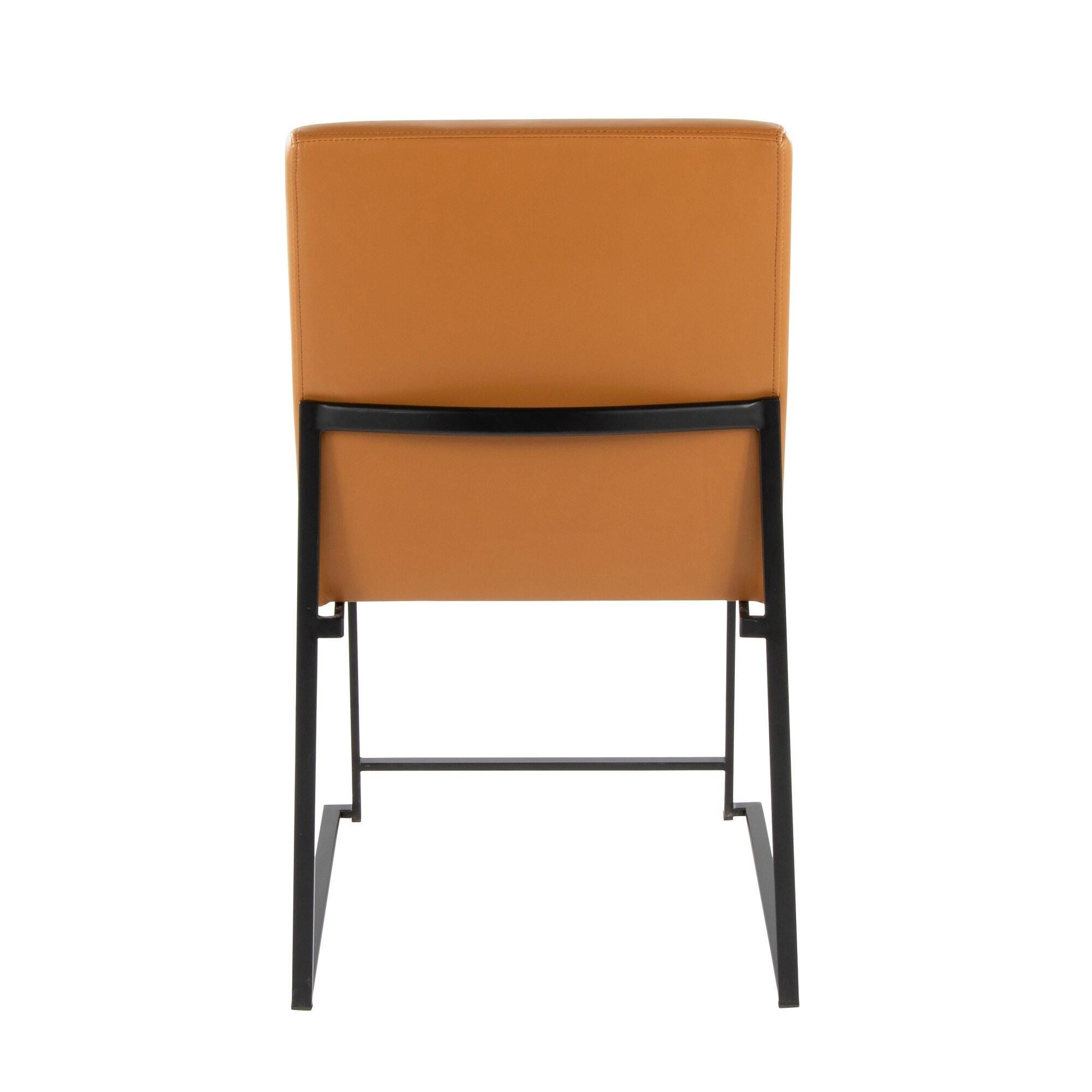 LumiSource Fuji Dining Chair (Set of 2), Camel, large