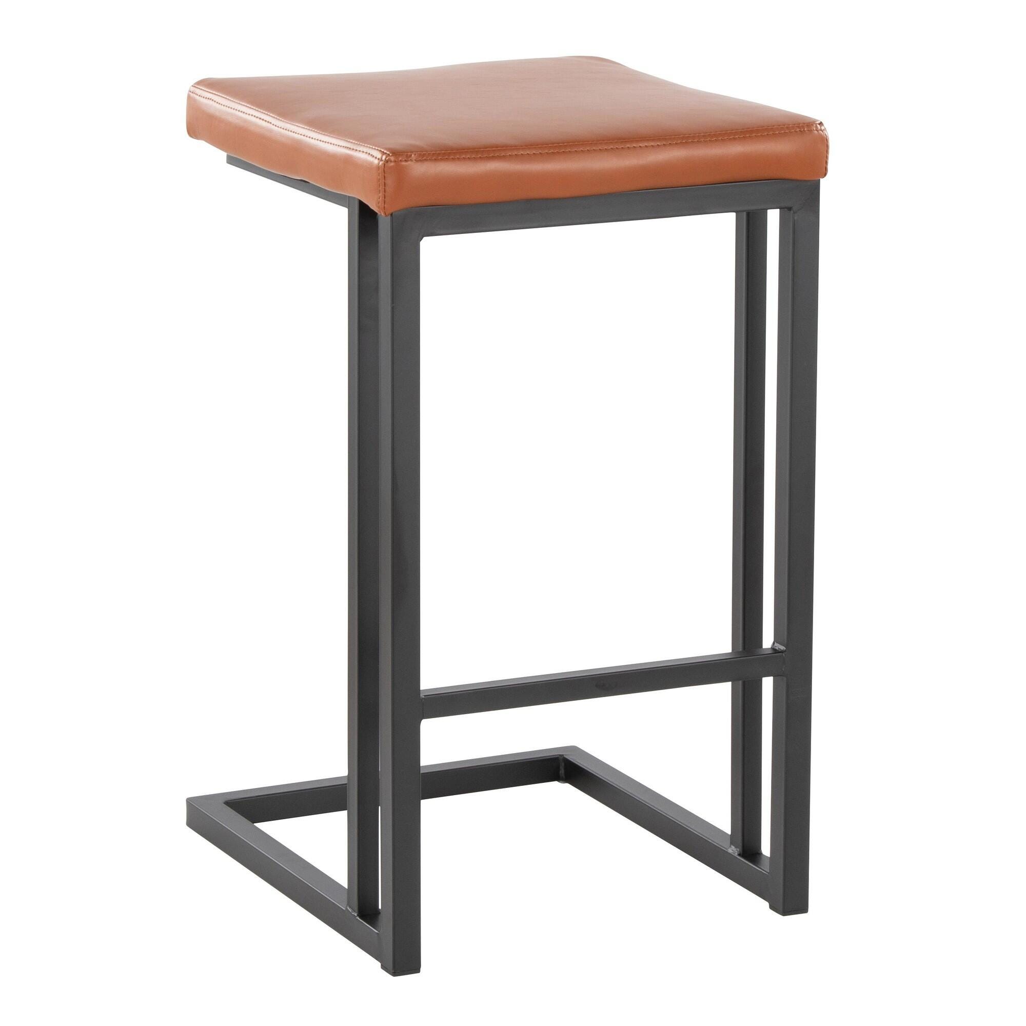 LumiSource Roman Counter Height Bar Stool (Set of 2), , large