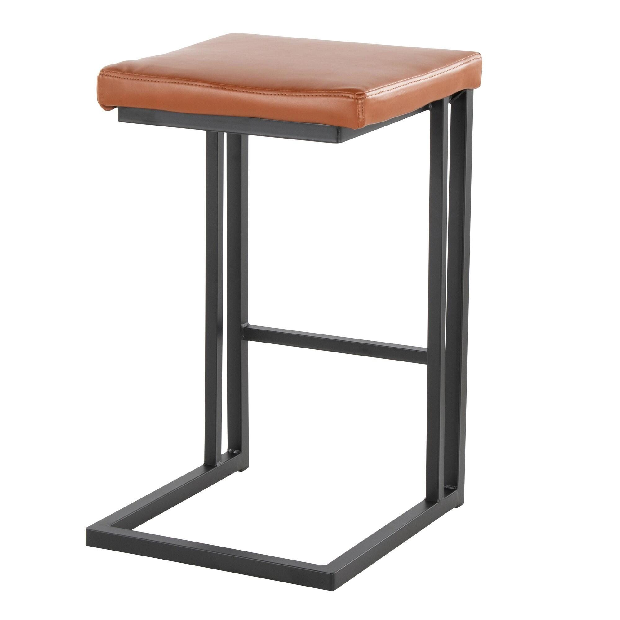 LumiSource Roman Counter Height Bar Stool (Set of 2), , large