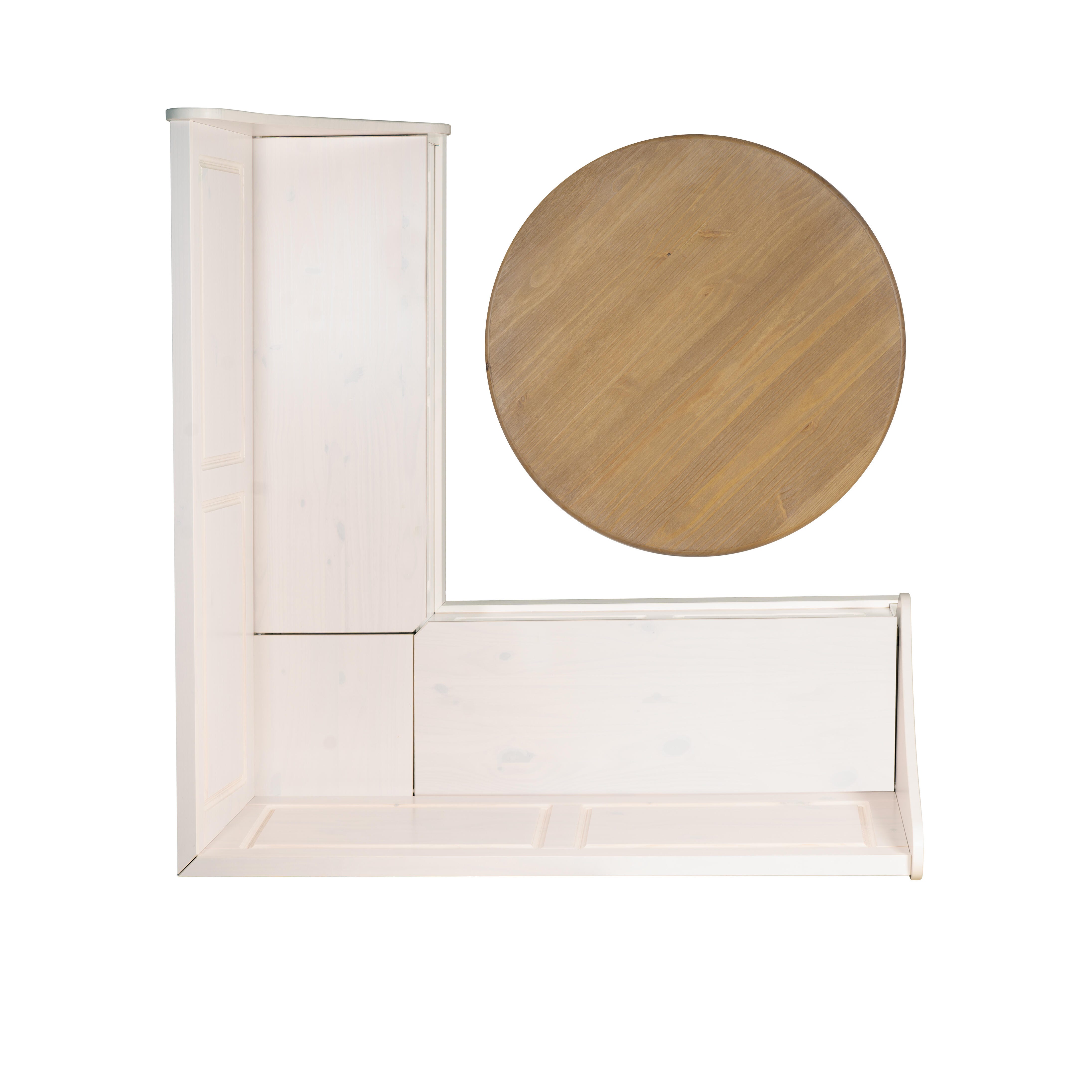 Linon Landin Corner Breakfast Nook Set, , large