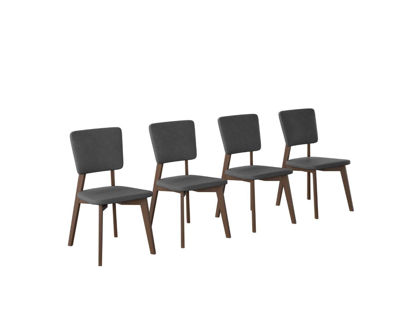 Midtown Concept Brisamar Dining Chair (Set of 4), Light Gray, large