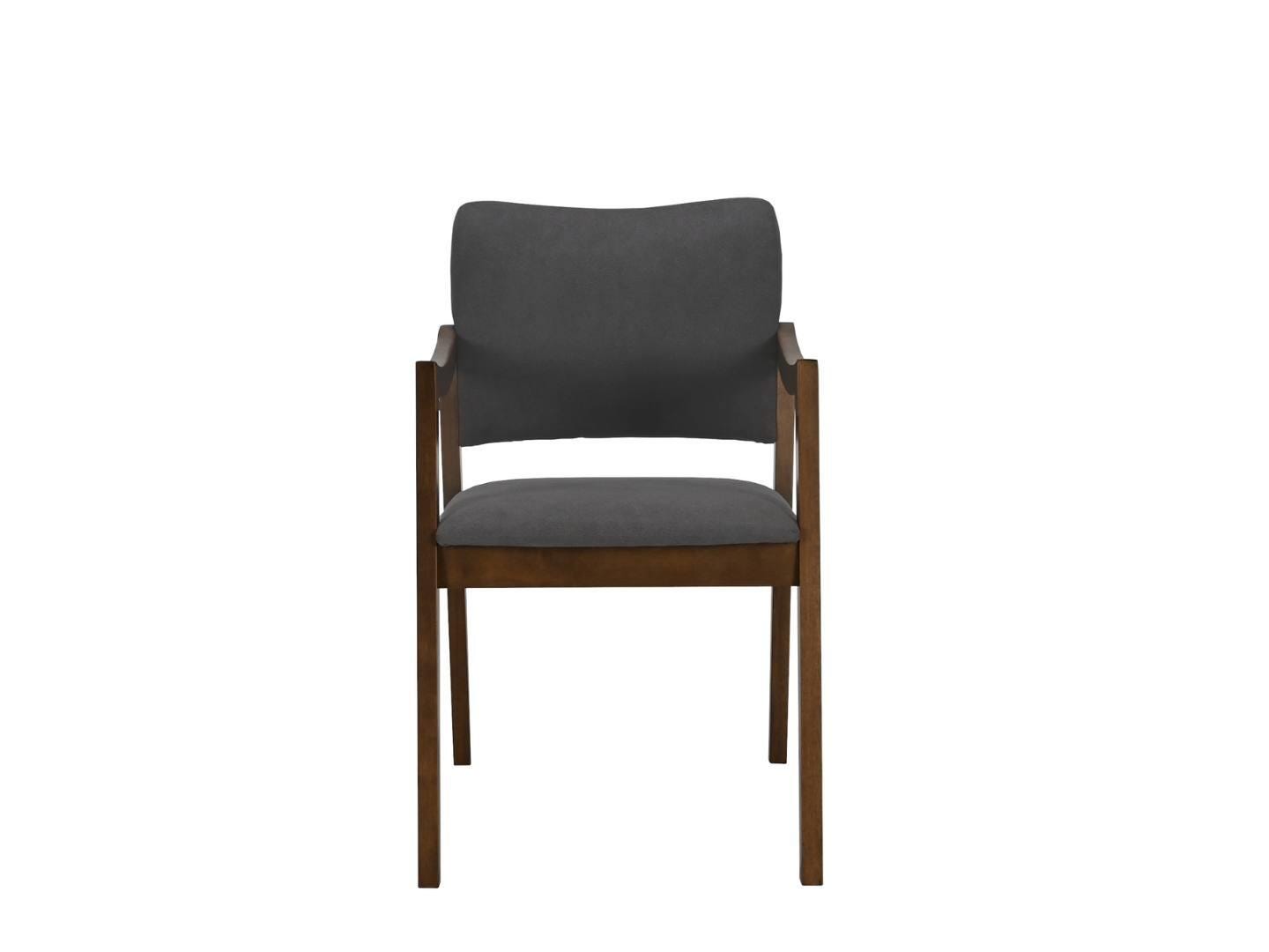 Midtown Concept Glacern Dining Chair (Set of 4), Light Gray/Brown, large