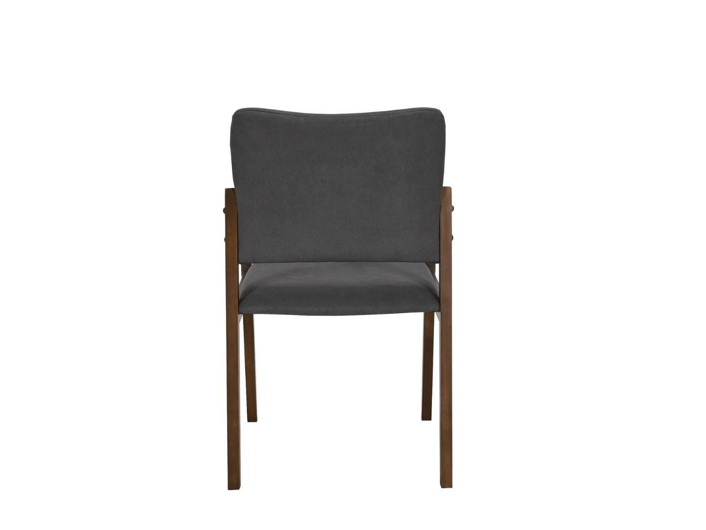 Midtown Concept Glacern Dining Chair (Set of 4), Light Gray/Brown, large