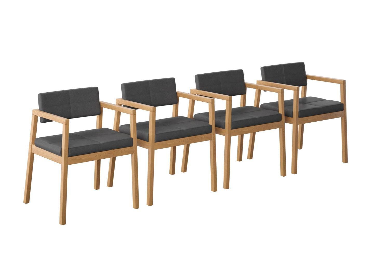 Midtown Concept Nexara Dining Chair (Set of 4), Light Gray, large
