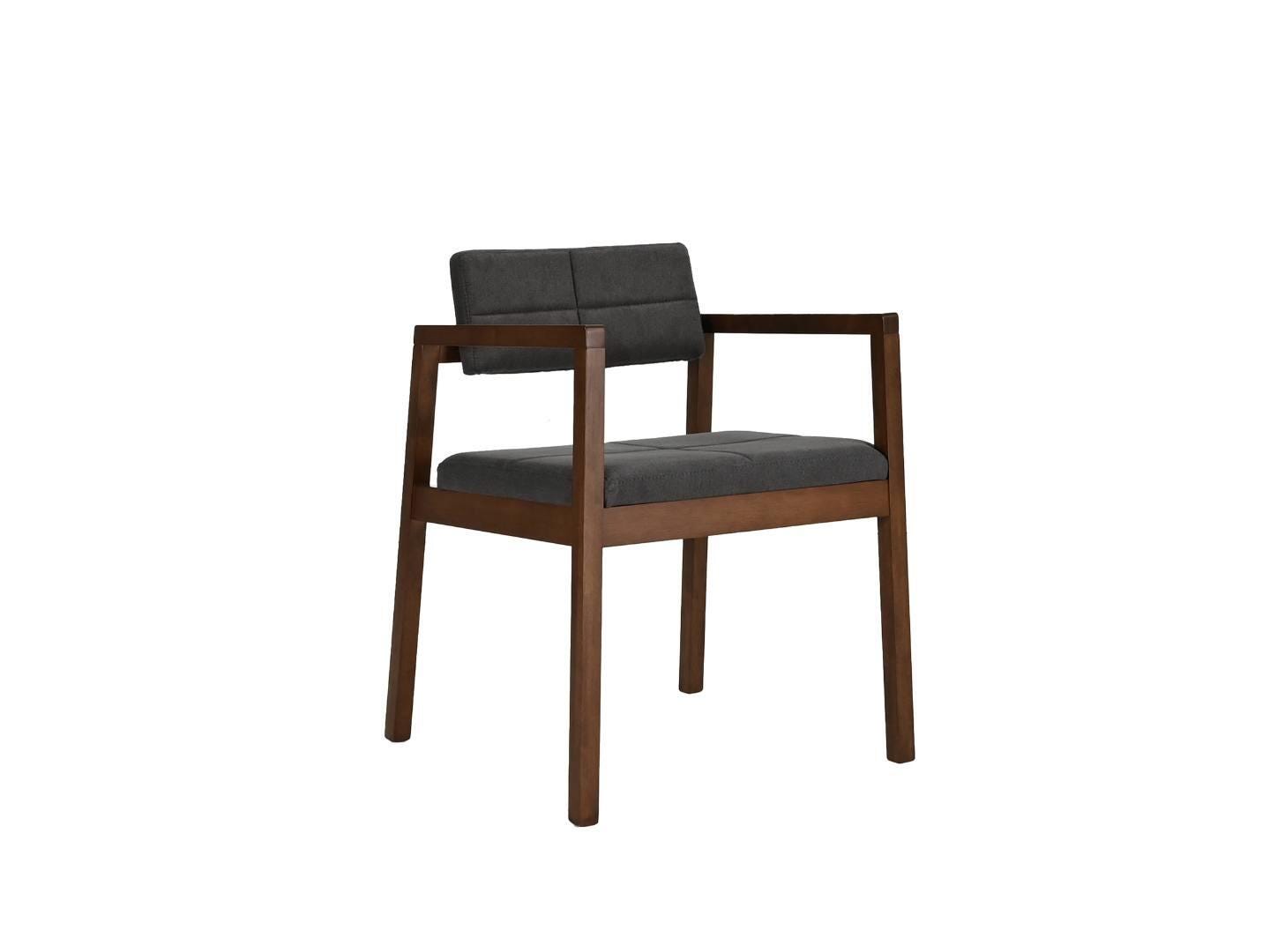 Midtown Concept Nexara Dining Chair (Set of 4), Light Gray/Brown, large