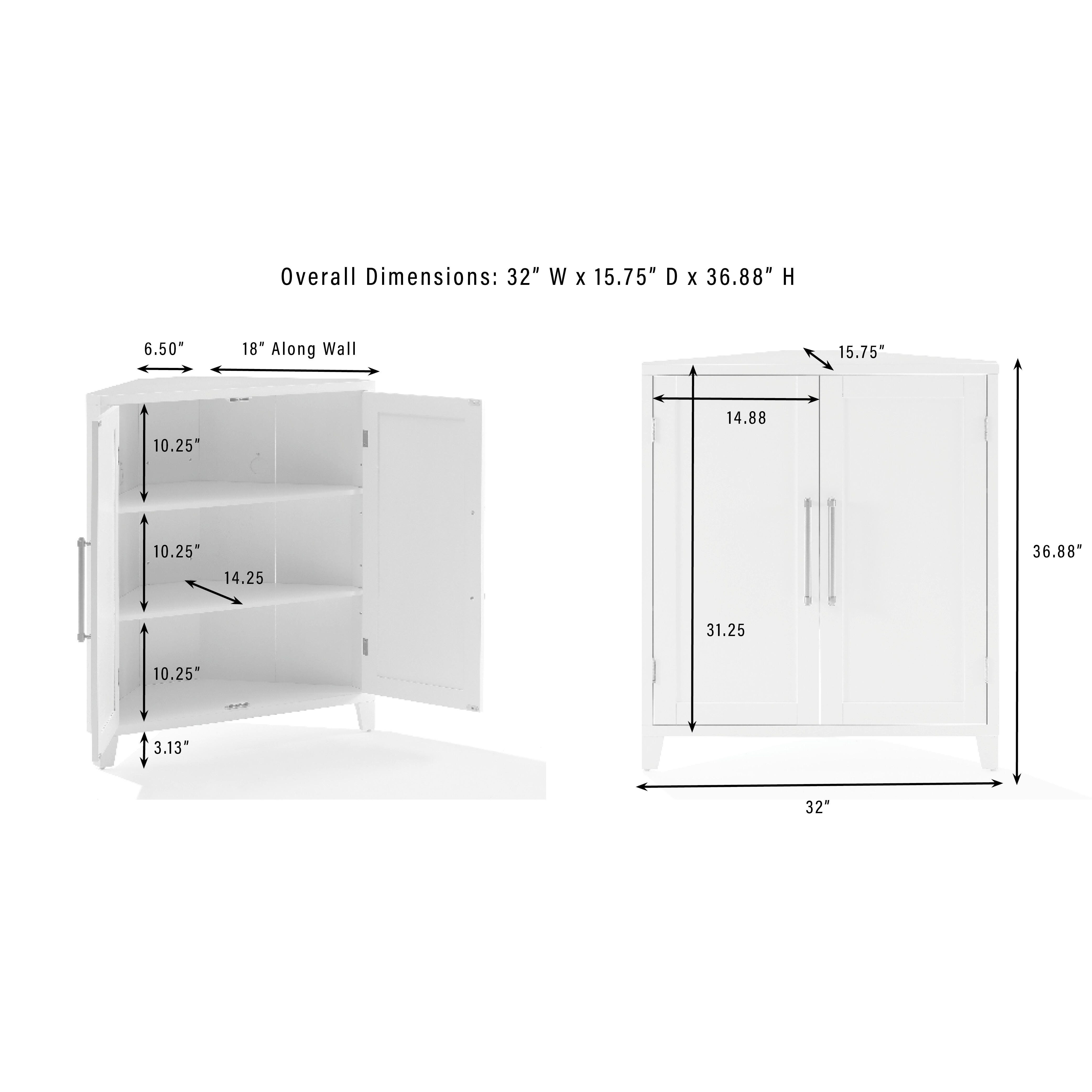 Crosley Furniture Roarke 1 Piece Corner Pantry, , large