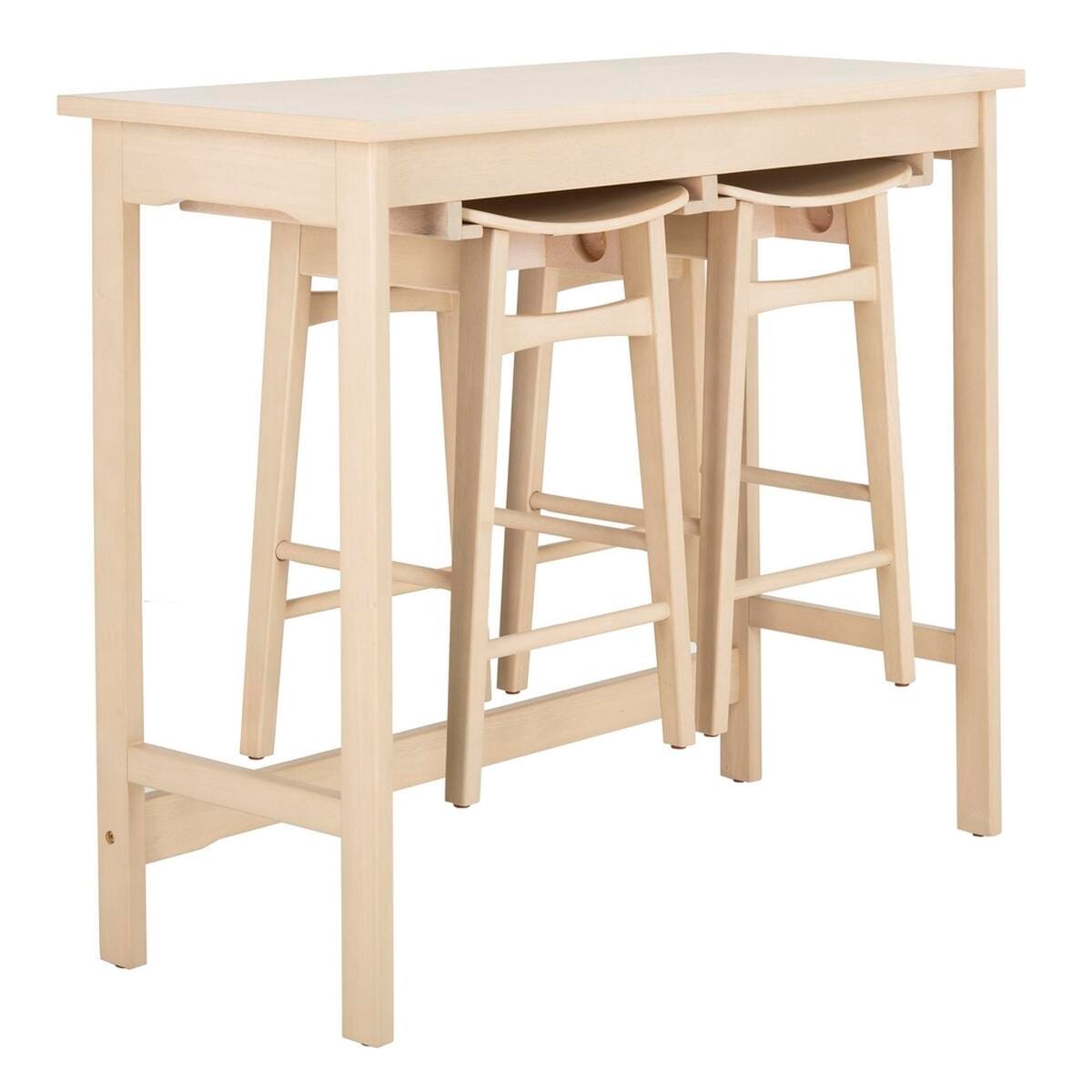 Safavieh Colbie Pub Table and 2 Barstools, , large