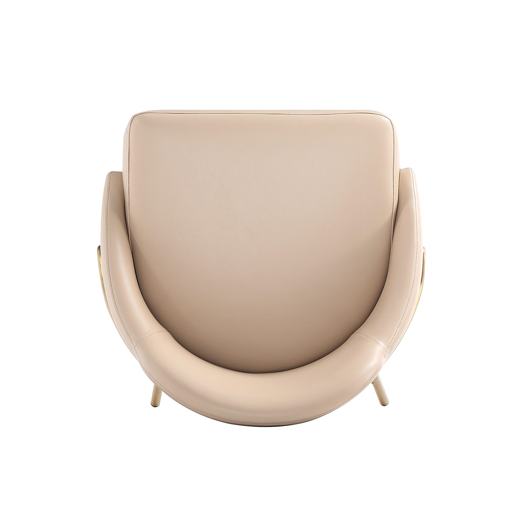 Manhattan Comfort Gracie Bar Height Bar Stool, Tan/Gold, large