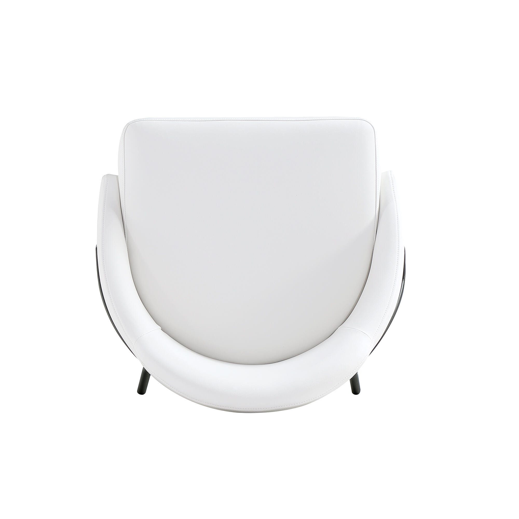 Manhattan Comfort Gracie Bar Height Bar Stool, White/Black, large
