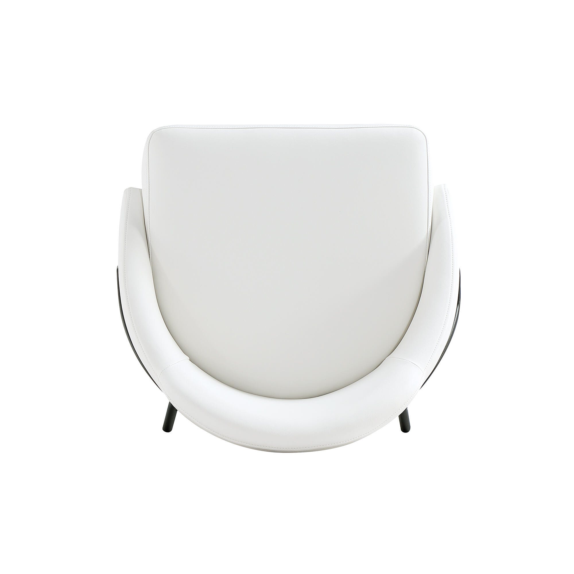Manhattan Comfort Gracie Counter Height Bar Stool, White/Black, large