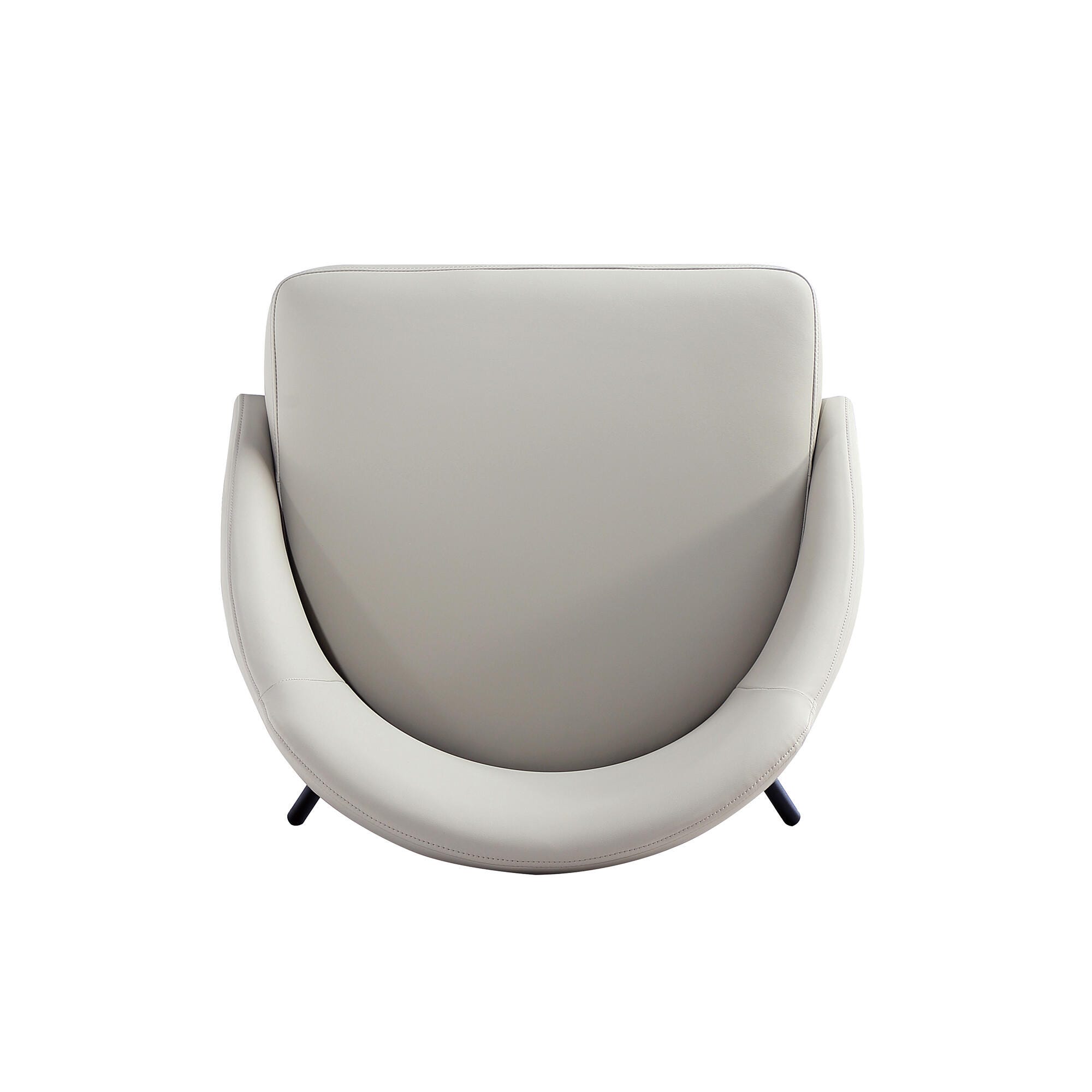 Manhattan Comfort Gracie Dining Chair, Stone/Black, large