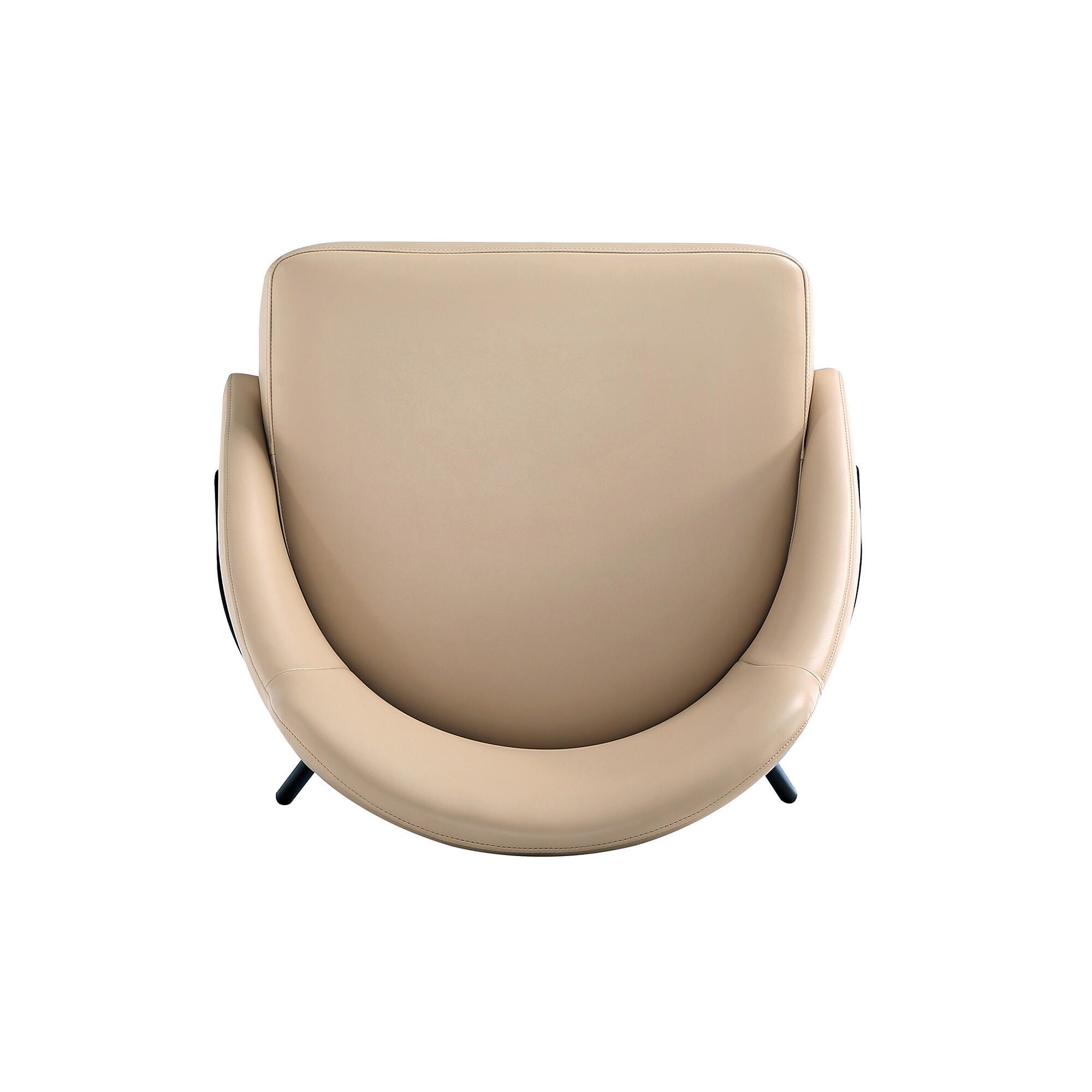 Manhattan Comfort Gracie Dining Chair, Tan/Black, large