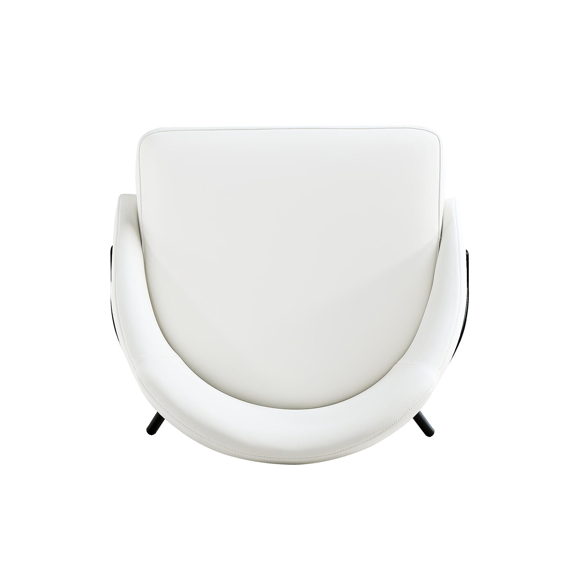 Manhattan Comfort Gracie Dining Chair, White/Black, large