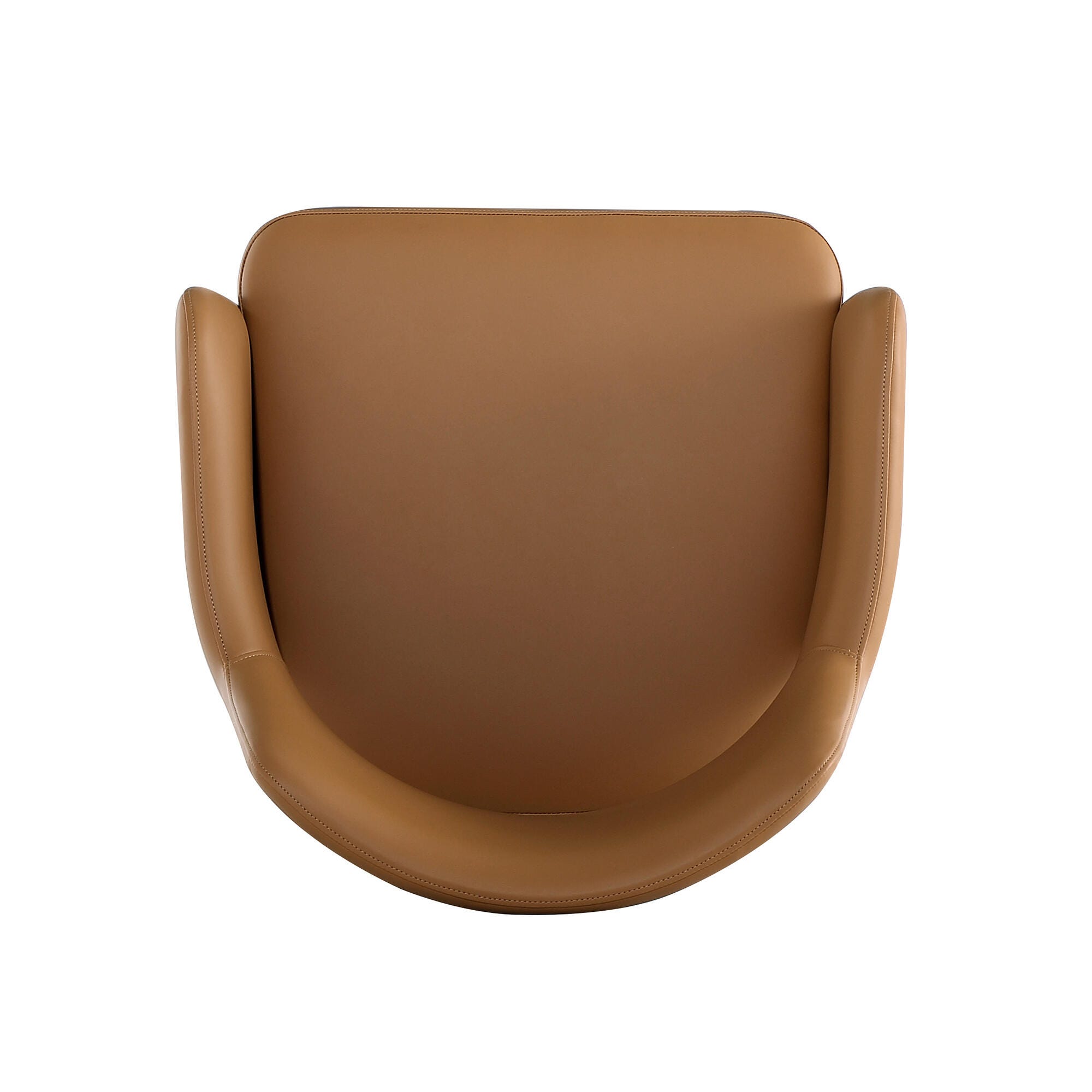 Manhattan Comfort Tremont Dining Arm Chair, Saddle, large