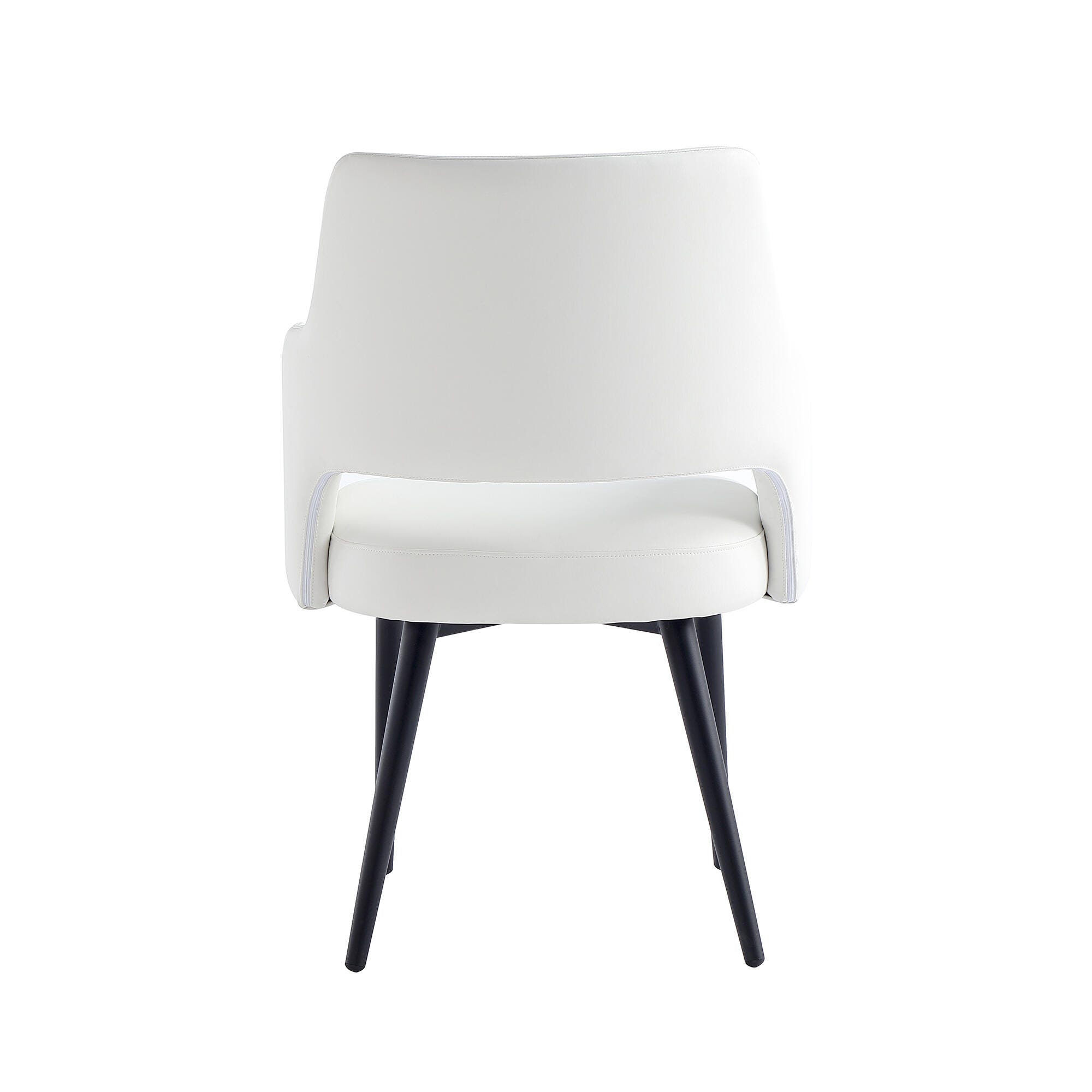 Manhattan Comfort Tremont Dining Arm Chair, White, large